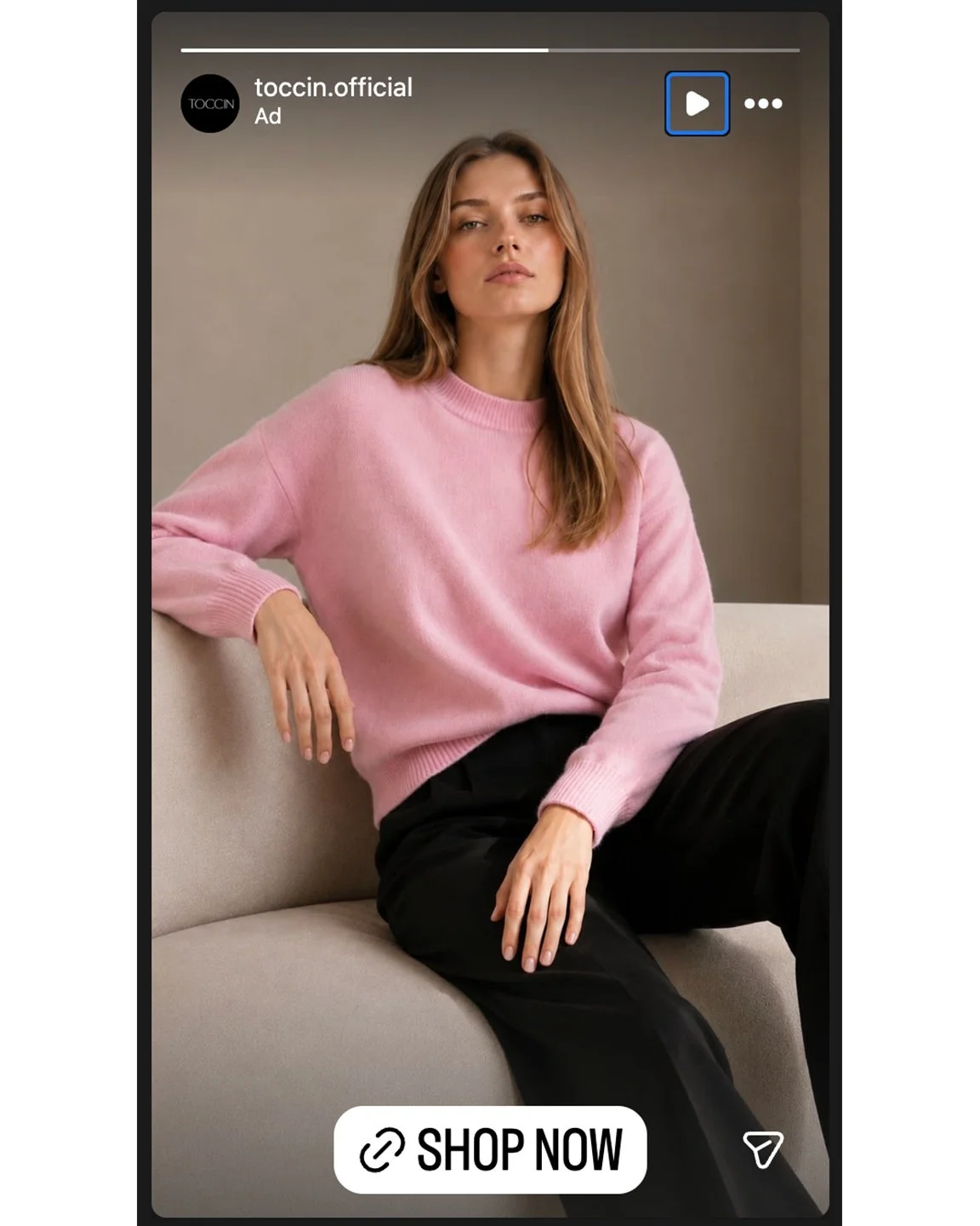 lovely 🌸 #pink #cashmere #classic #knitwear #longlasting #barelypink #chic 
(like this pop up AD...) #love