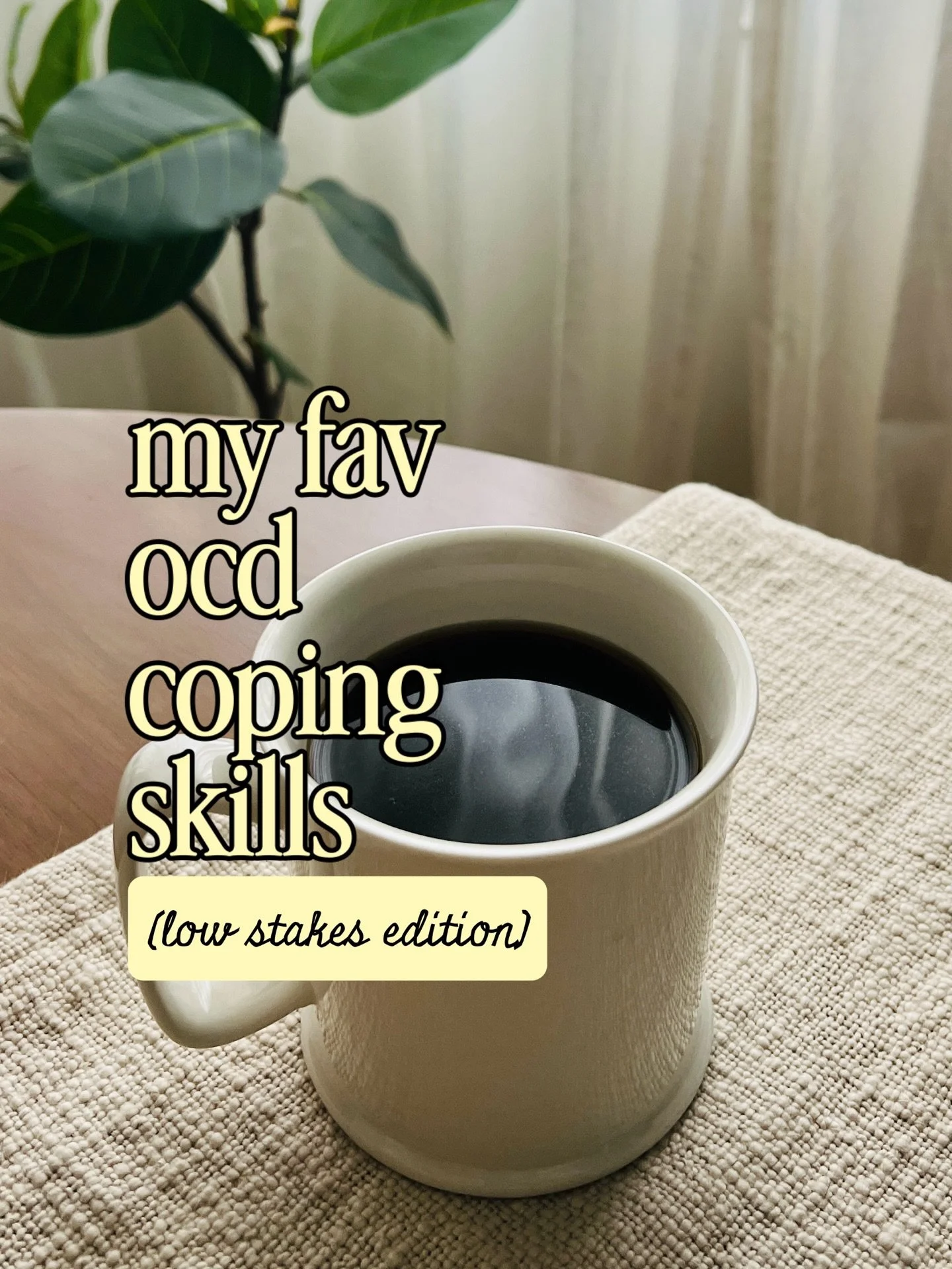 three little ways to work with ocd as we go into the weekend 🤍☕️

&mdash;&mdash;&mdash;&mdash;&mdash;&mdash;&mdash;&mdash;&mdash;&mdash;&mdash;&mdash;&mdash;&mdash;&mdash;&mdash;&mdash;&mdash;&mdash;&mdash;&mdash;&mdash;&mdash;&mdash;

Disclaimer: T