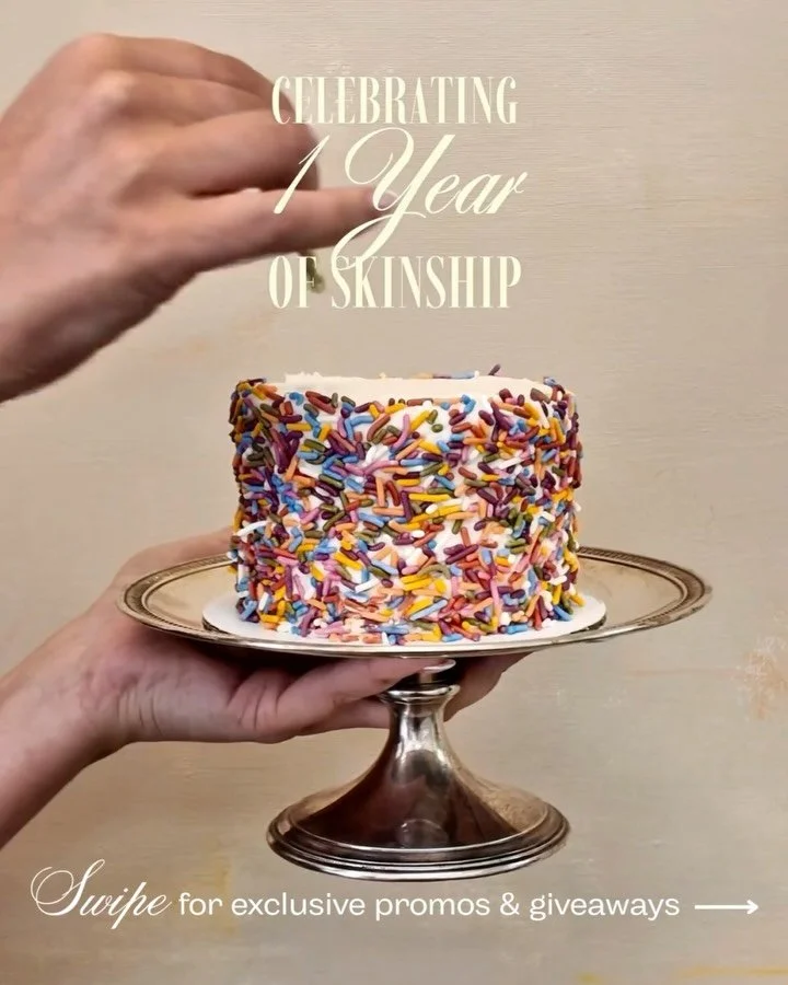 We&rsquo;re celebrating one year of Skinship on November 11th from 3-7 🎉 

👜 We&rsquo;re giving away 5 luxury makeup bags with full size products from your favorite skincare brands!
To enter: 
1) Follow us
2) Tag 3 friends
3) Save this post 
4) Rep