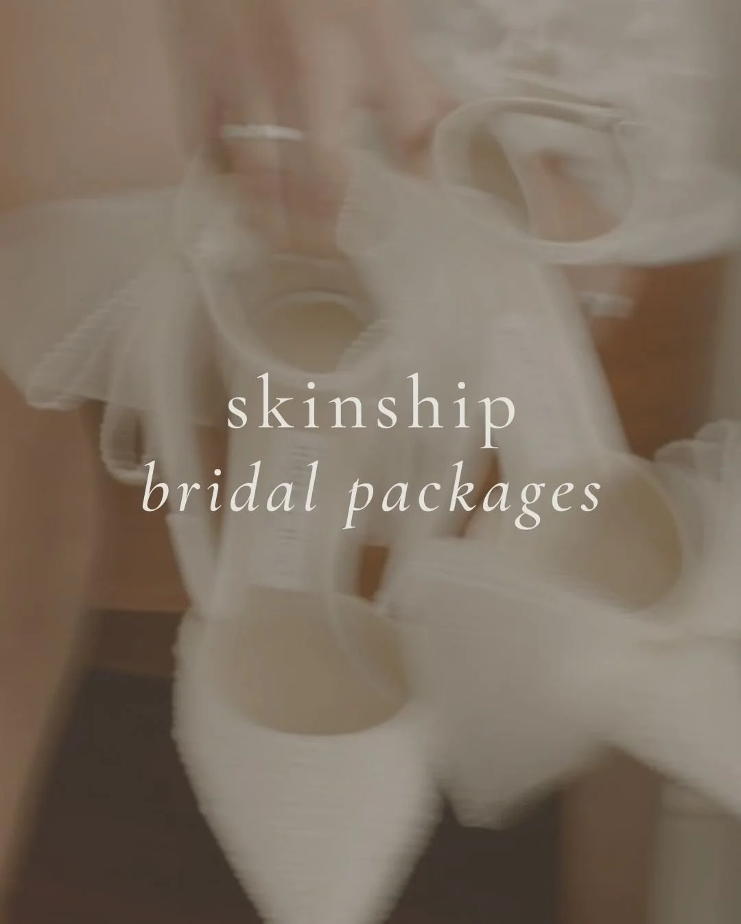 Send this to a 2026 bride. 💍✨

Your dress is handled. Your skin should be too.
Skinship Bridal Packages are designed to give you that calm, confident, glowing-from-within look&mdash;starting months before &ldquo;I do.&rdquo;

Think: strategically ti