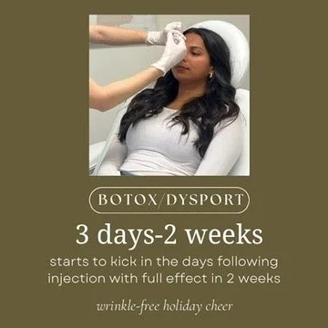 Botox and Dysport kick in in 2 weeks to smooth wrinkles at Skinship Buckhead Atlanta