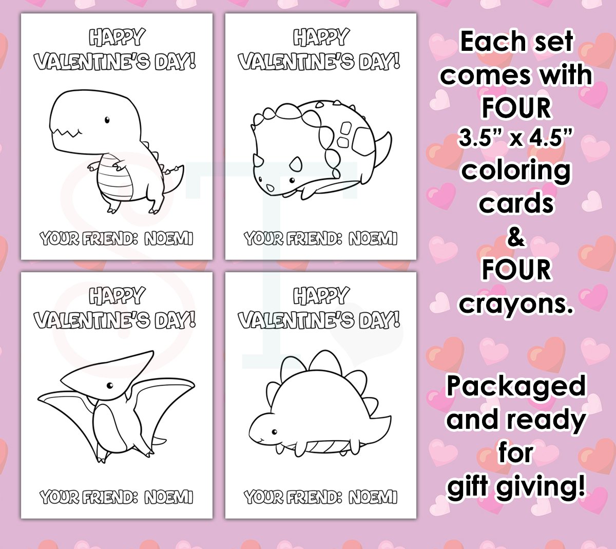 Listing Layout - Color Kits - Design Template - Valentines - Dinosaurs.jpg