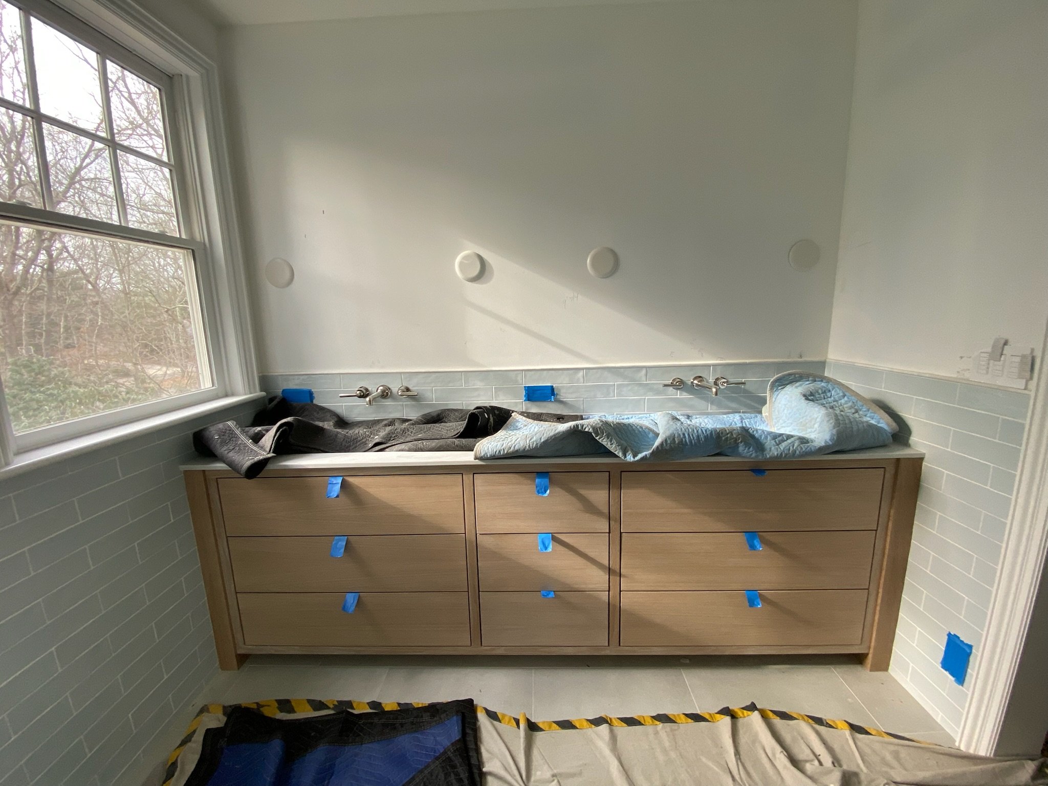 Bathroom Cabinet Process in The Hamptons