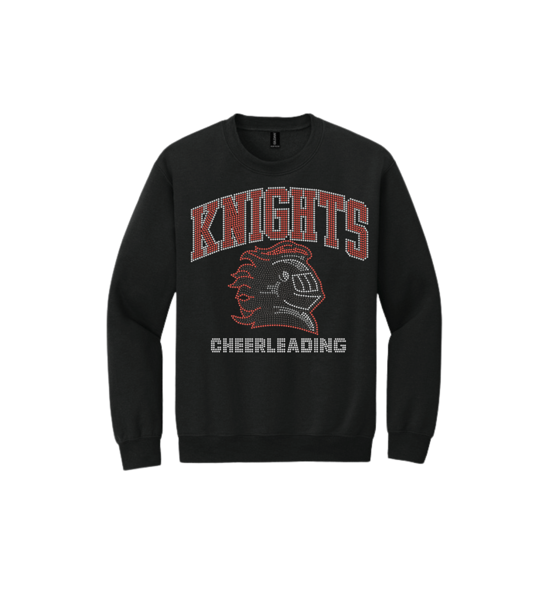 Knights Cheerleading  Bling Crewneck