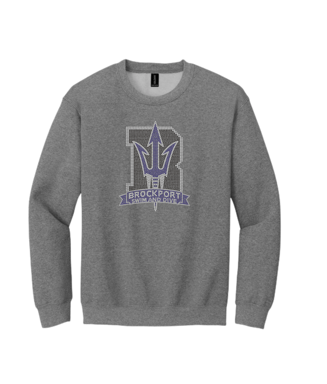 Brockport Swim and Dive Bling Crewneck