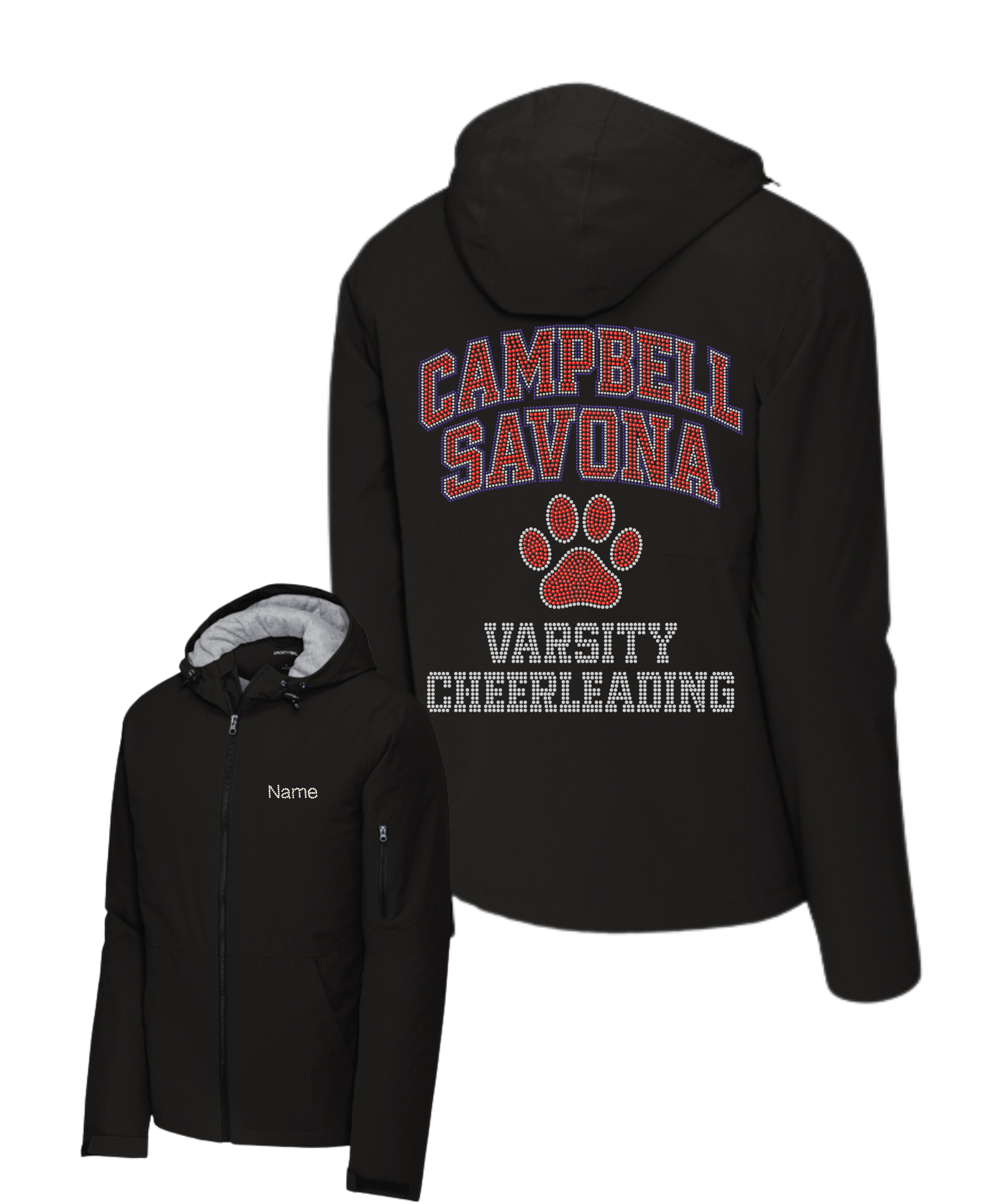 Campbell Savona Cheerleading Bling Jacket