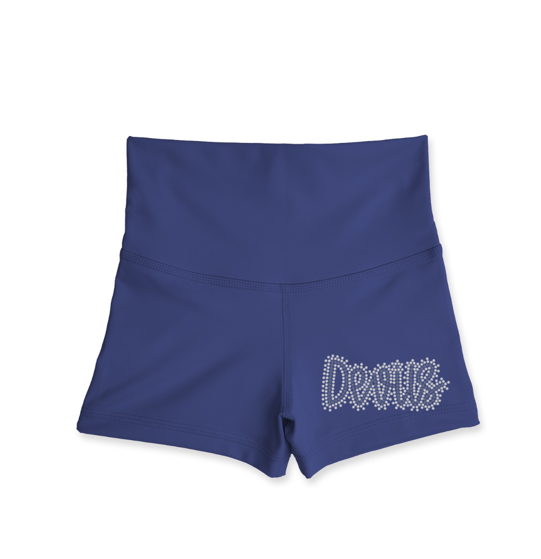 EAST AURORA DEVILS BLING HIGH WAISTED SHORTS