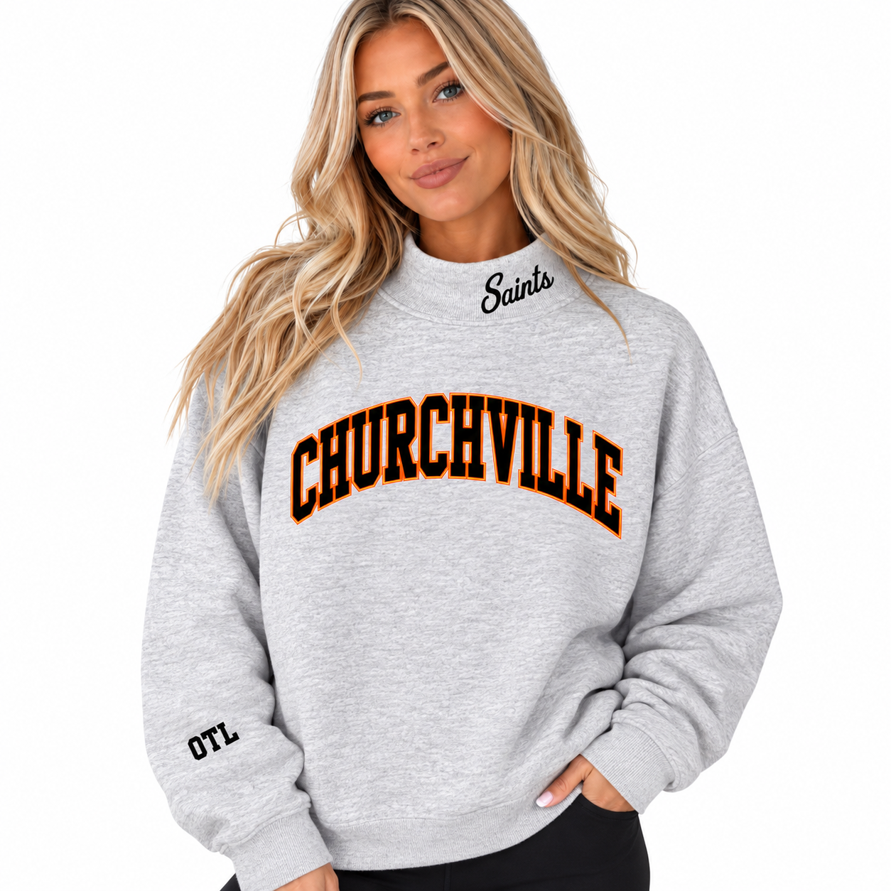 CCJS Churchville Mock Neck