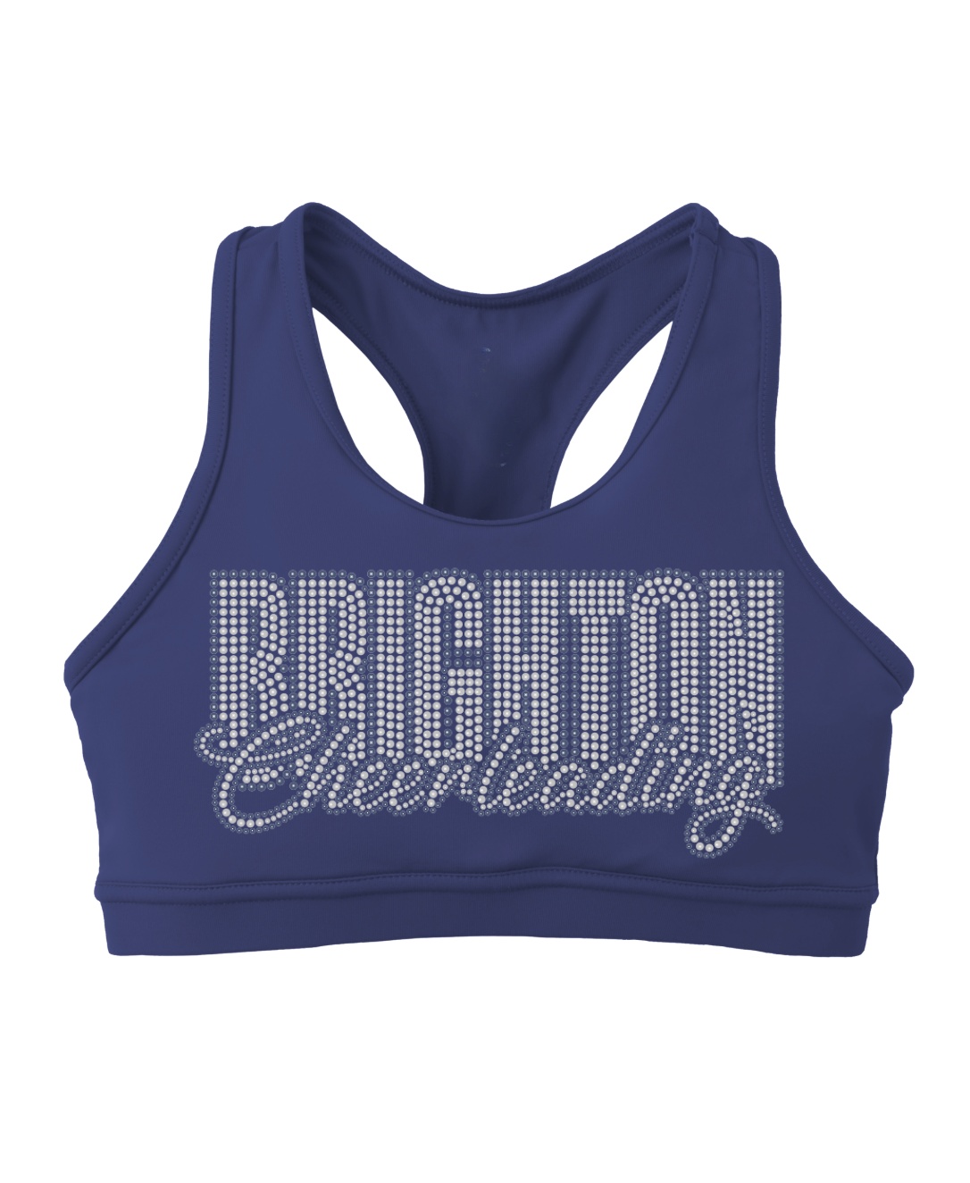 Brighton Cheerleading Bling Sports Bra