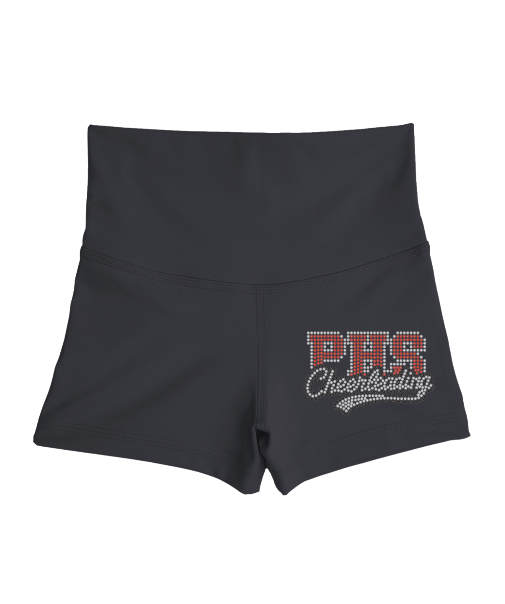 PHS Cheerleading High Waisted Bling Shorts