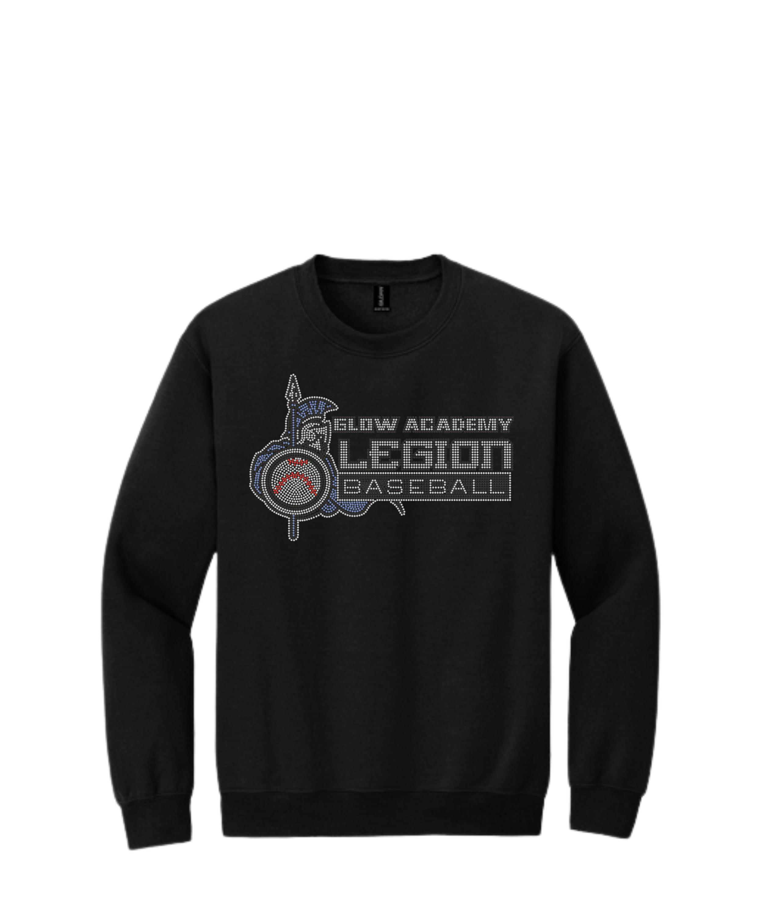 Glow Academy Legion Baseball Bling Crewneck