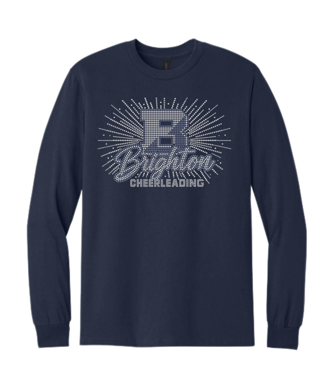 Brighton Cheerleading Bling Burst Long Sleeve Tee