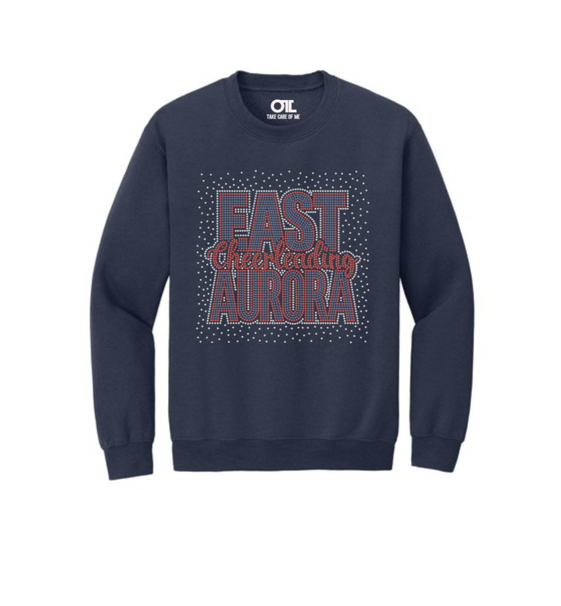 EAST AURORA CHEERLEADING BLING BURST CREW