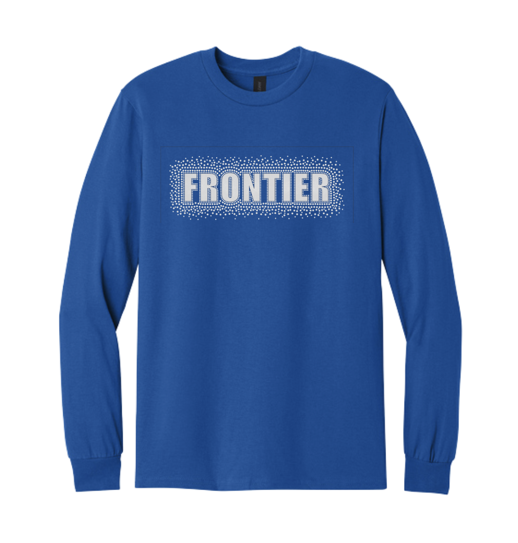 Frontier Glitter Bling Burst Long Sleeve Tee