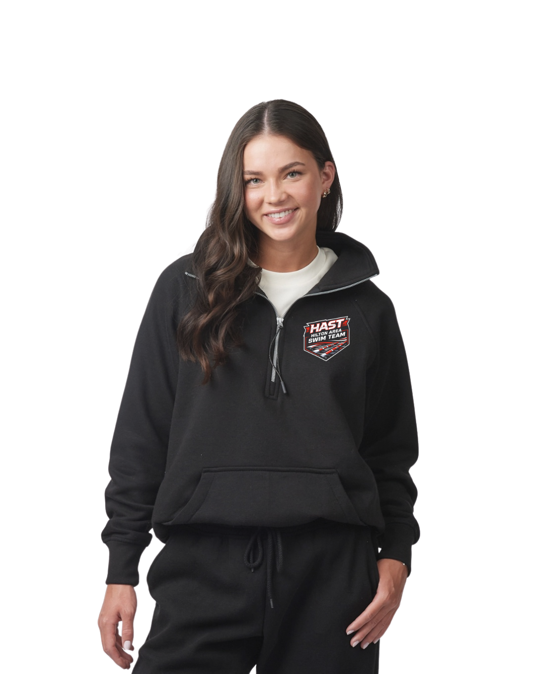 HAST Ladies Boxy Half Zip