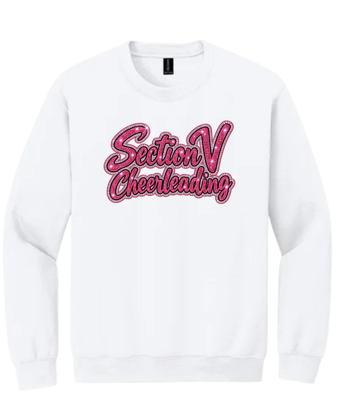 Schroeder Showdown Section V Cheerleading Bling Crewneck
