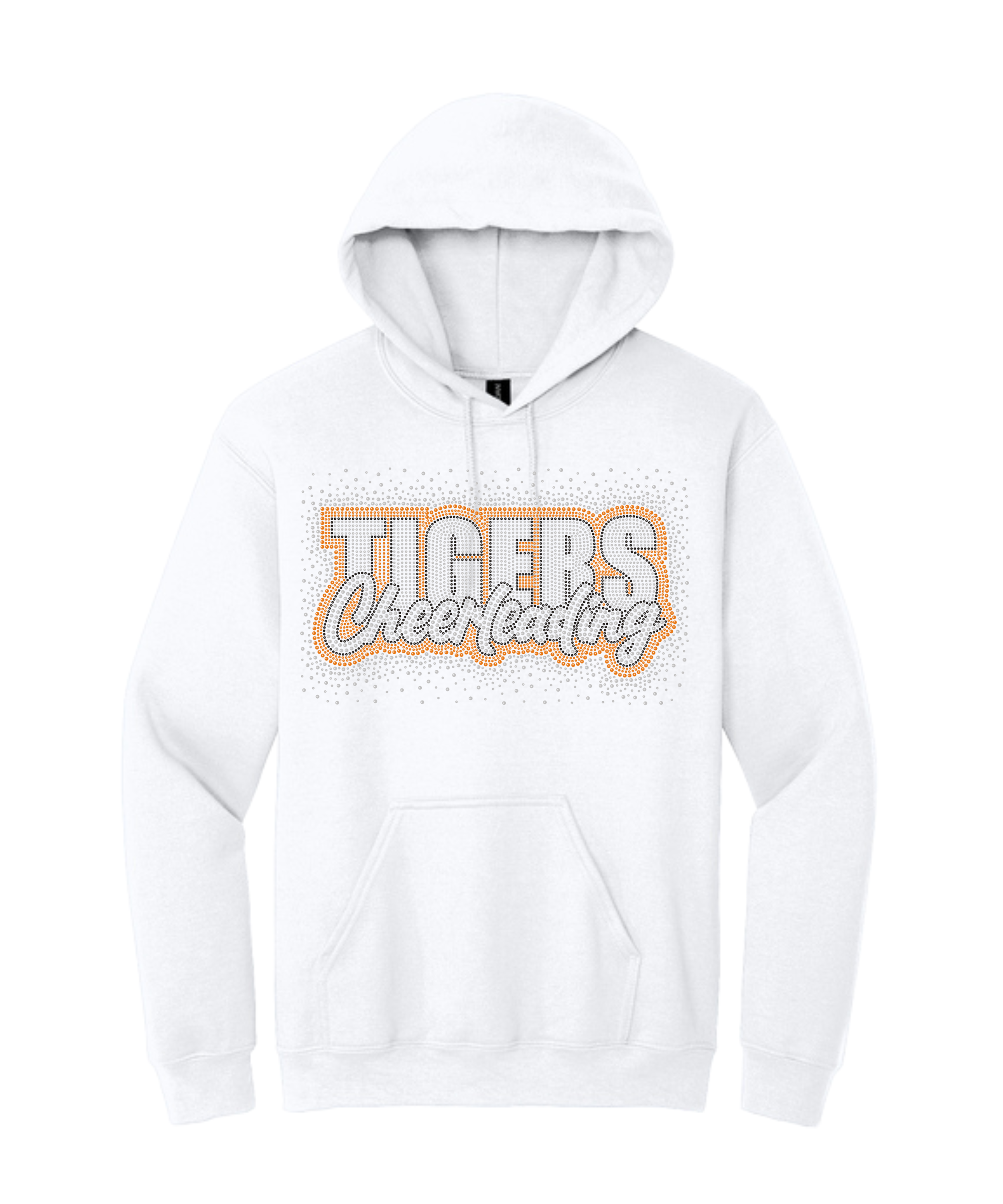 RIT TIGERS CHEERLEADING BLING HOODIE