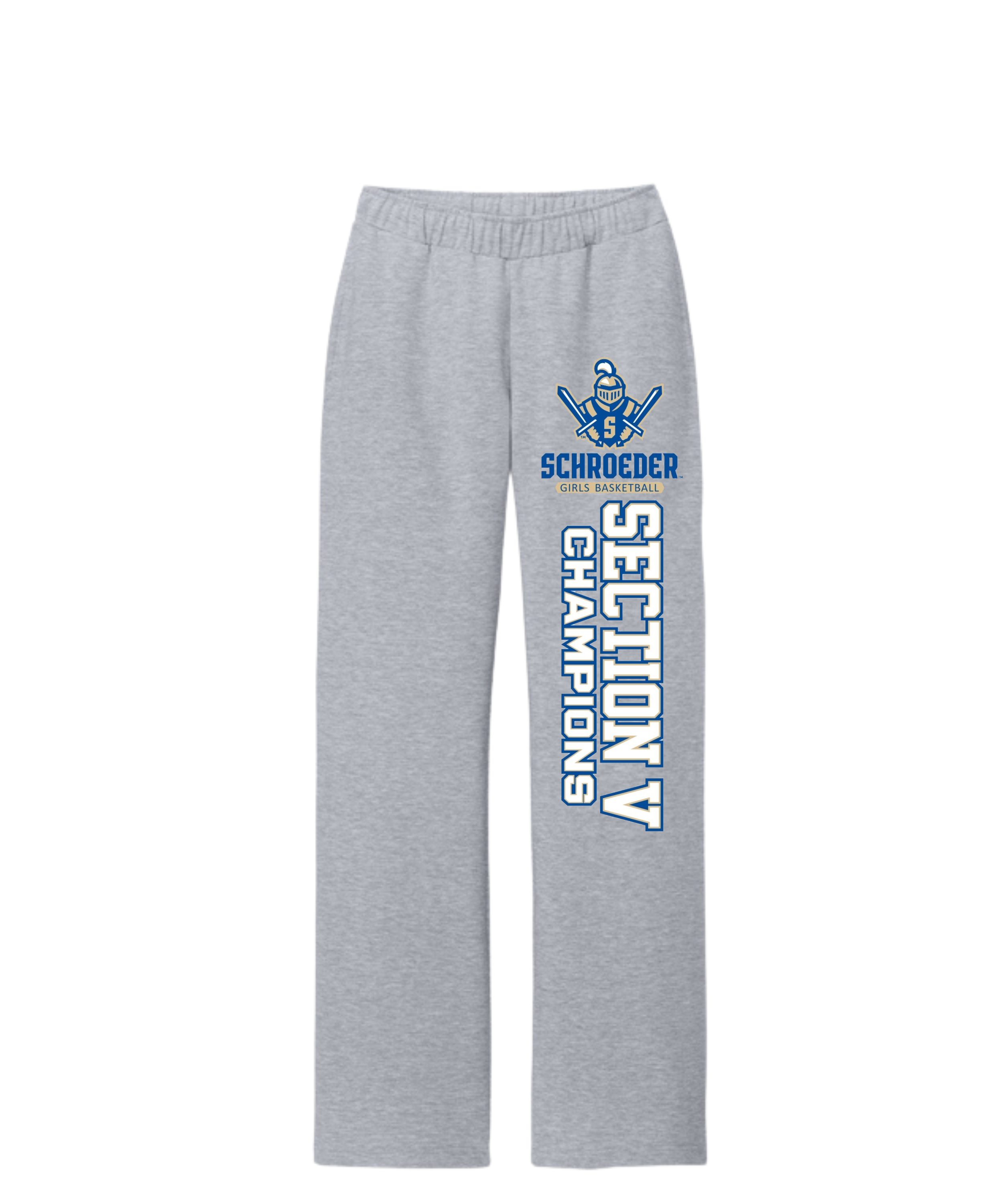 Schroeder Girls Basketball Section V Champions Open Bottom Sweats
