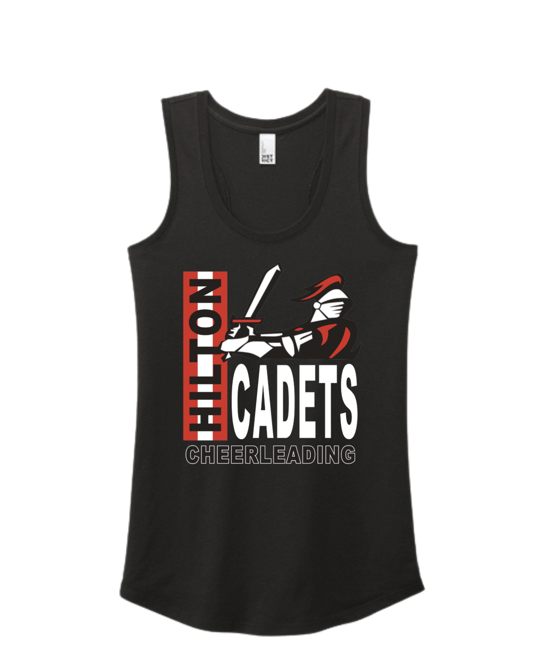 Hilton Cadets Cheerleading Stripe Tank Top