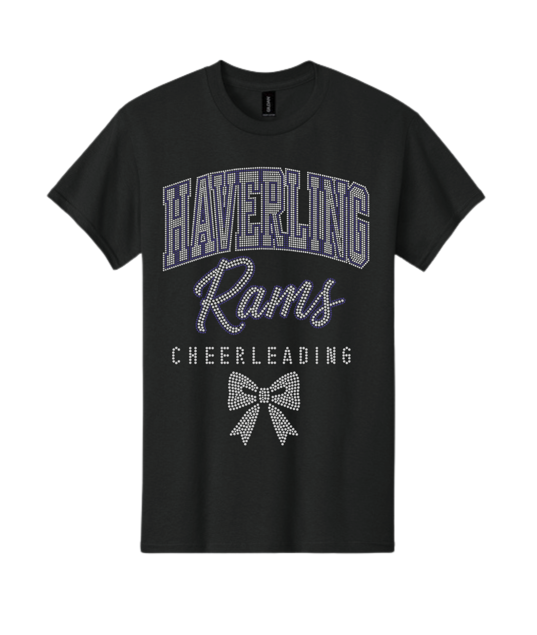 Haverling Rams Cheerleading Bling T-Shirt