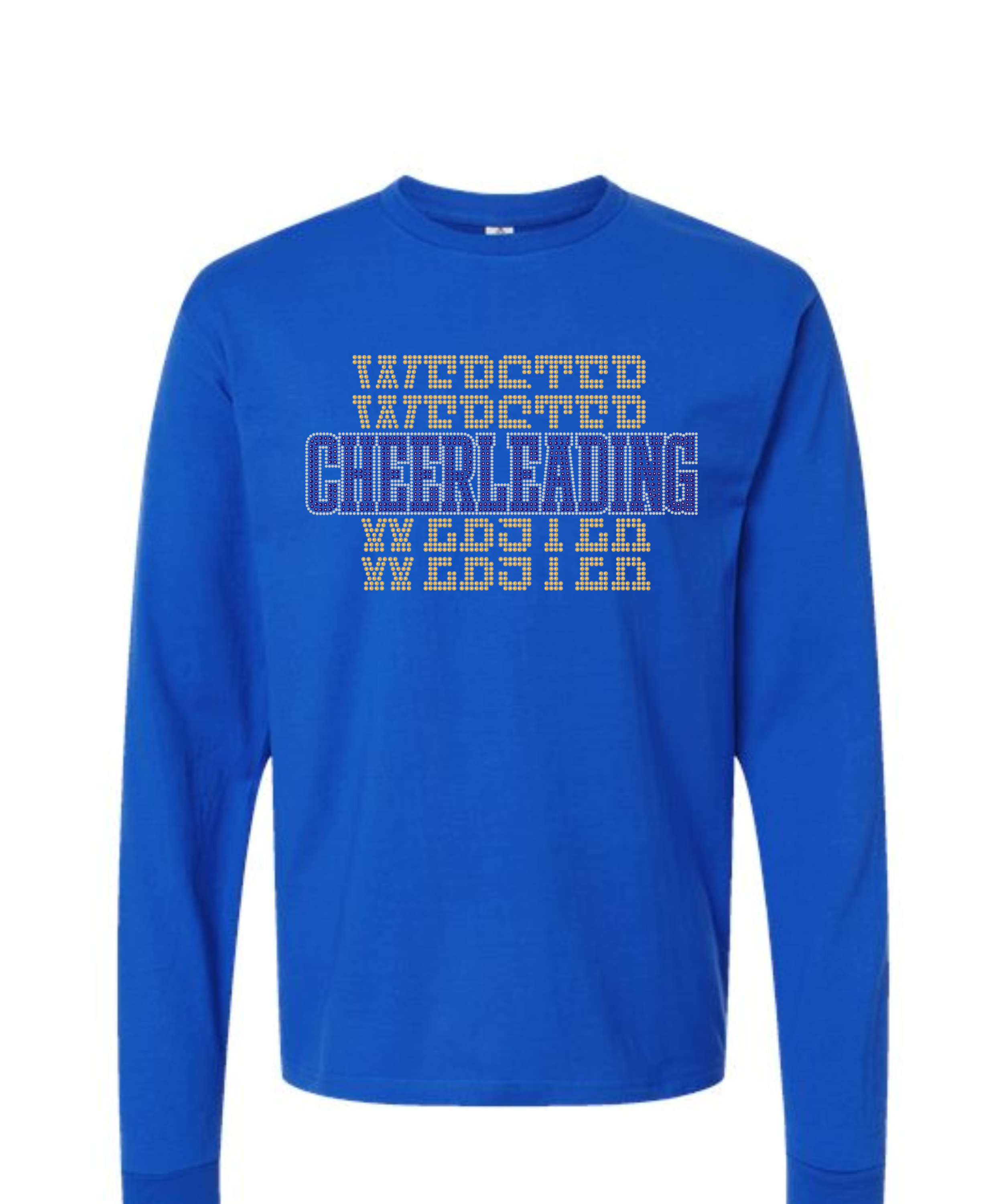 WEBSTER CHEERLEADING BLING LONG SLEEVE TEE