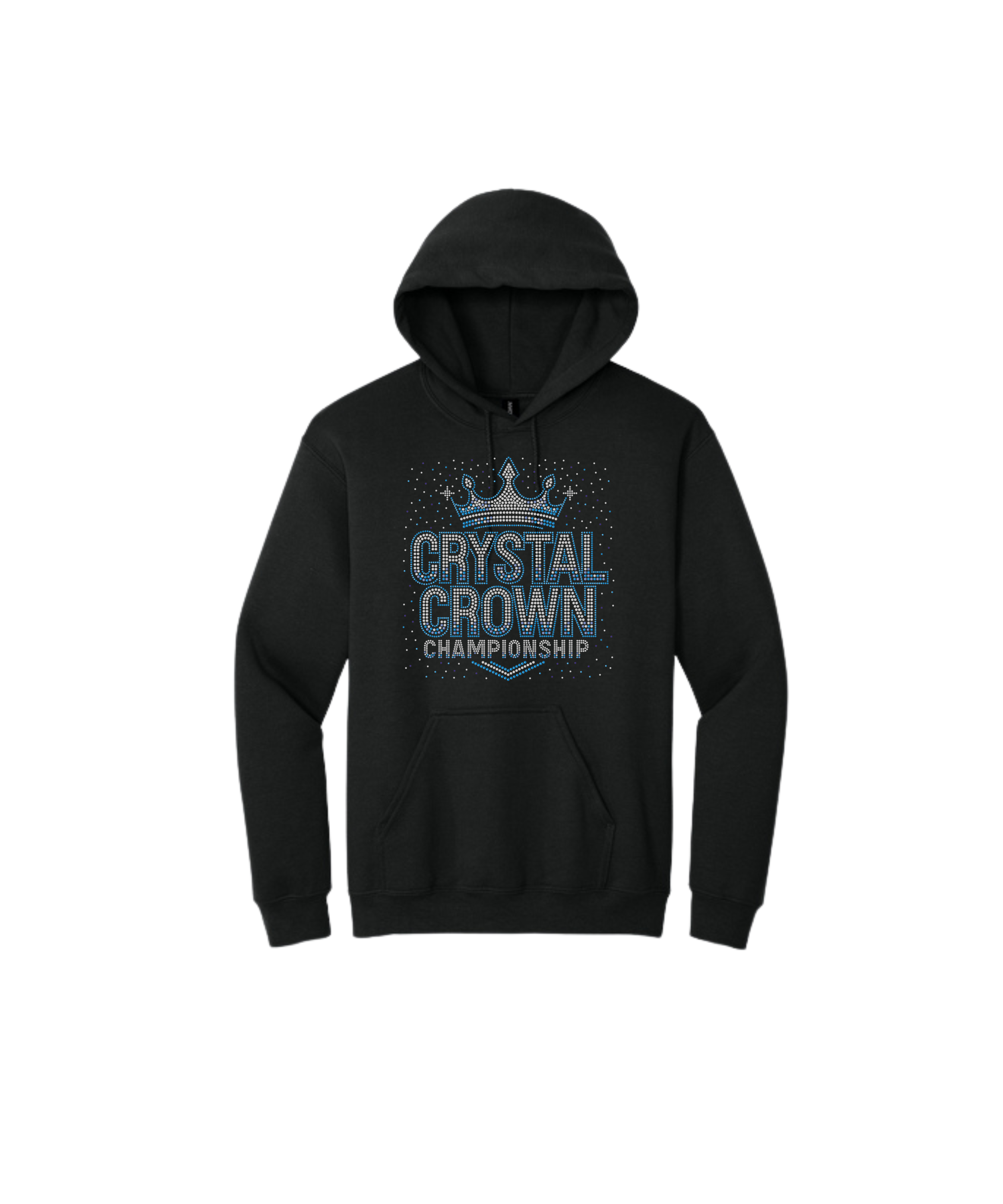Crystal Crown Championship Bling Hoodie