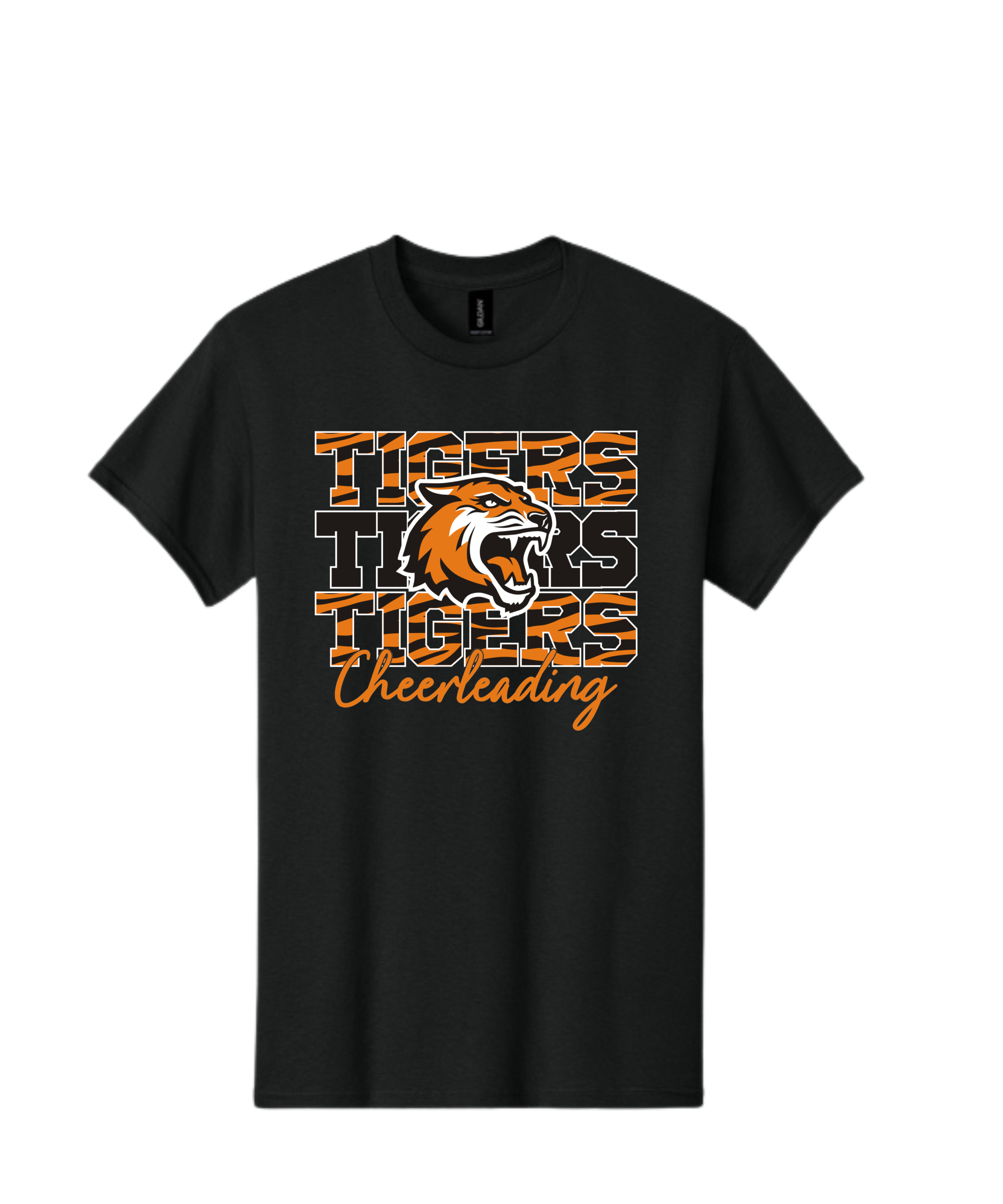 RIT TIGER STRIPE CHEERLEADING TEE