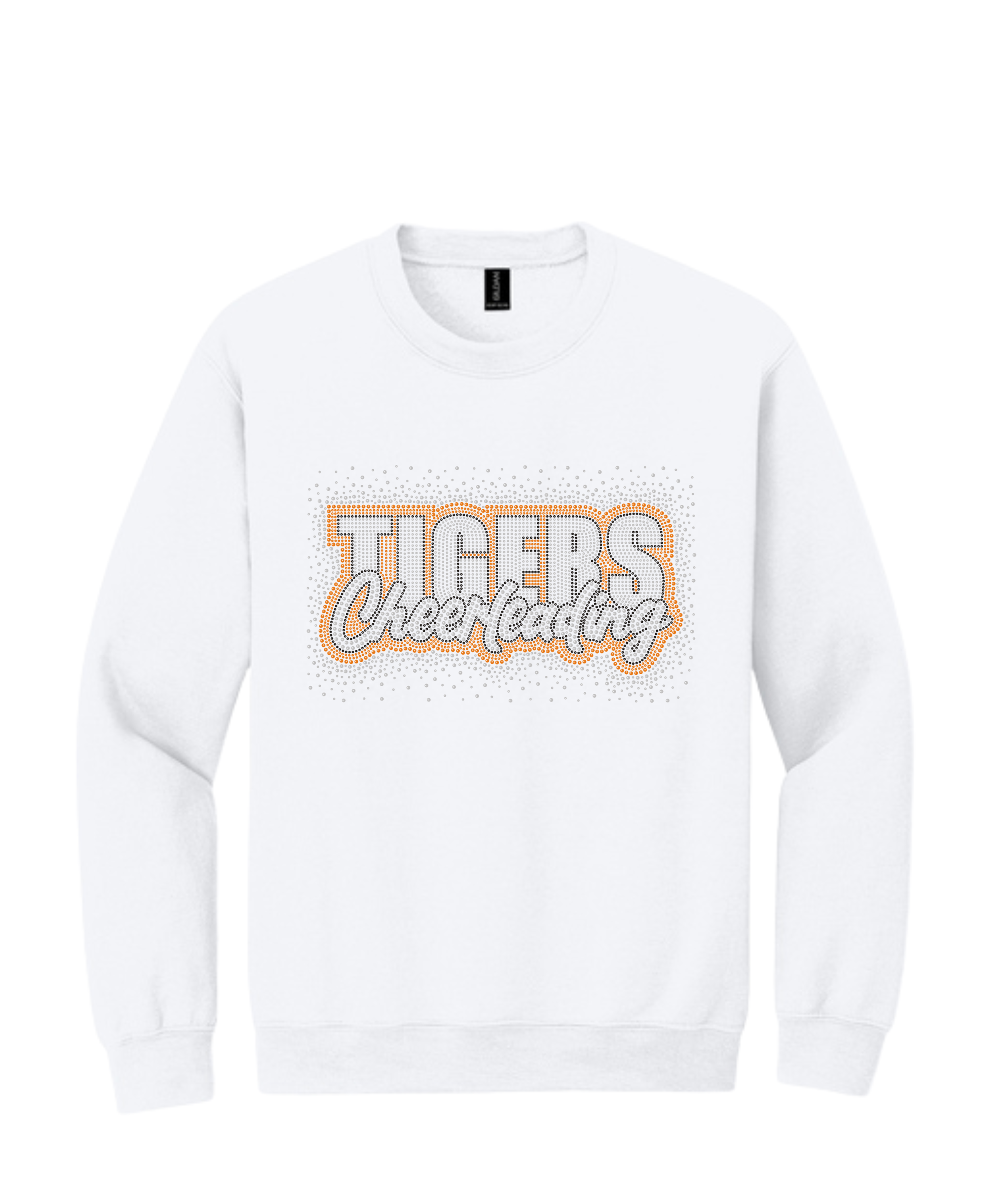 RIT TIGERS CHEERLEADING BLING CREWNECK