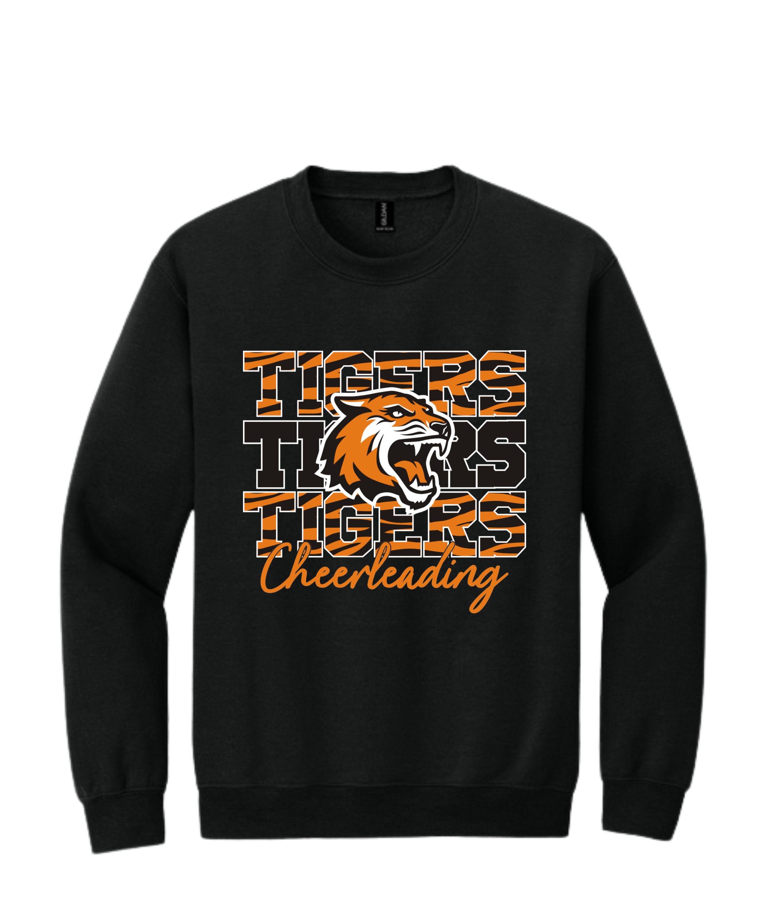 RIT TIGER STRIPE CHEERLEADING CREWNECK