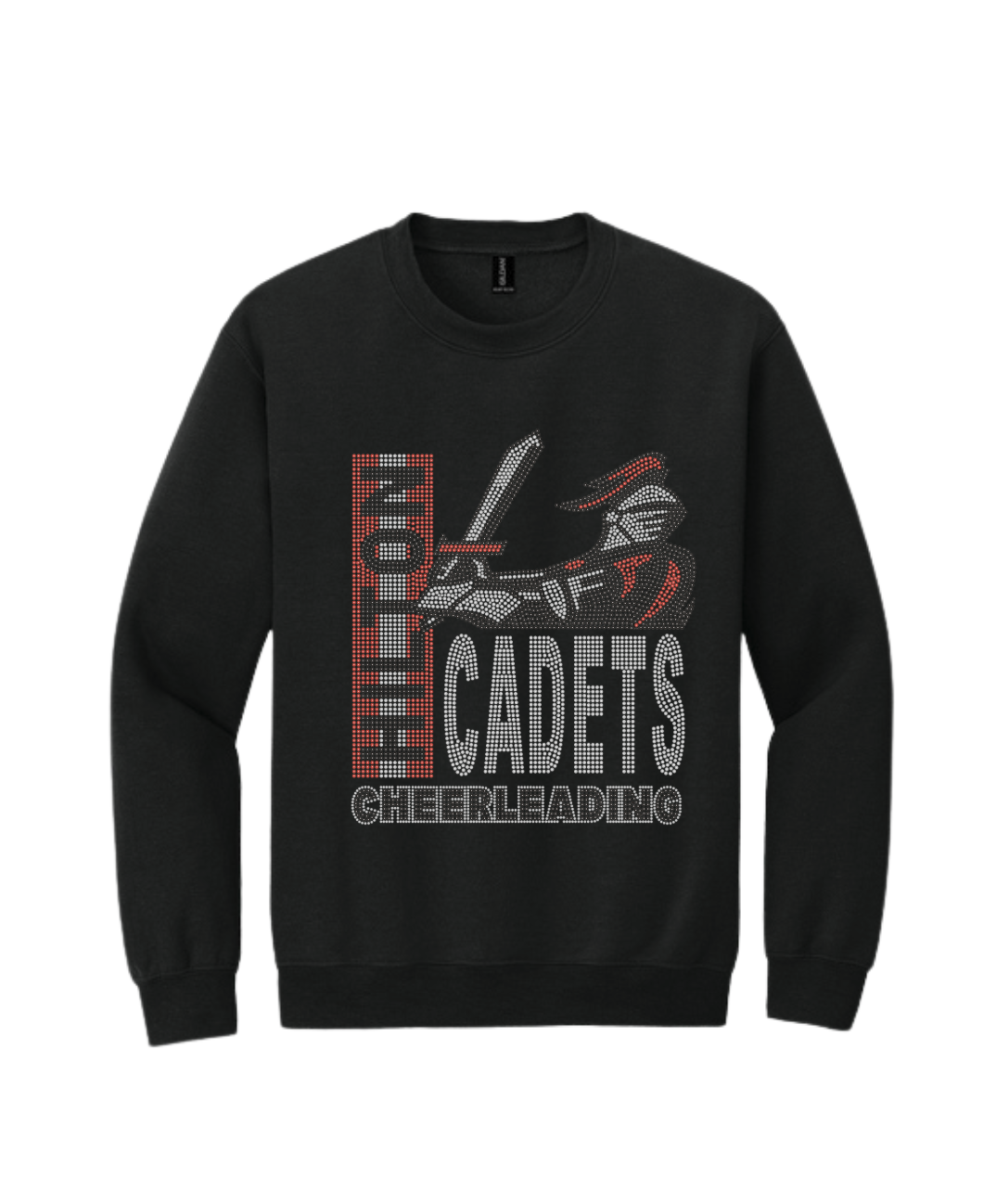Hilton Cadets Cheerleading Stripe Bling Crew