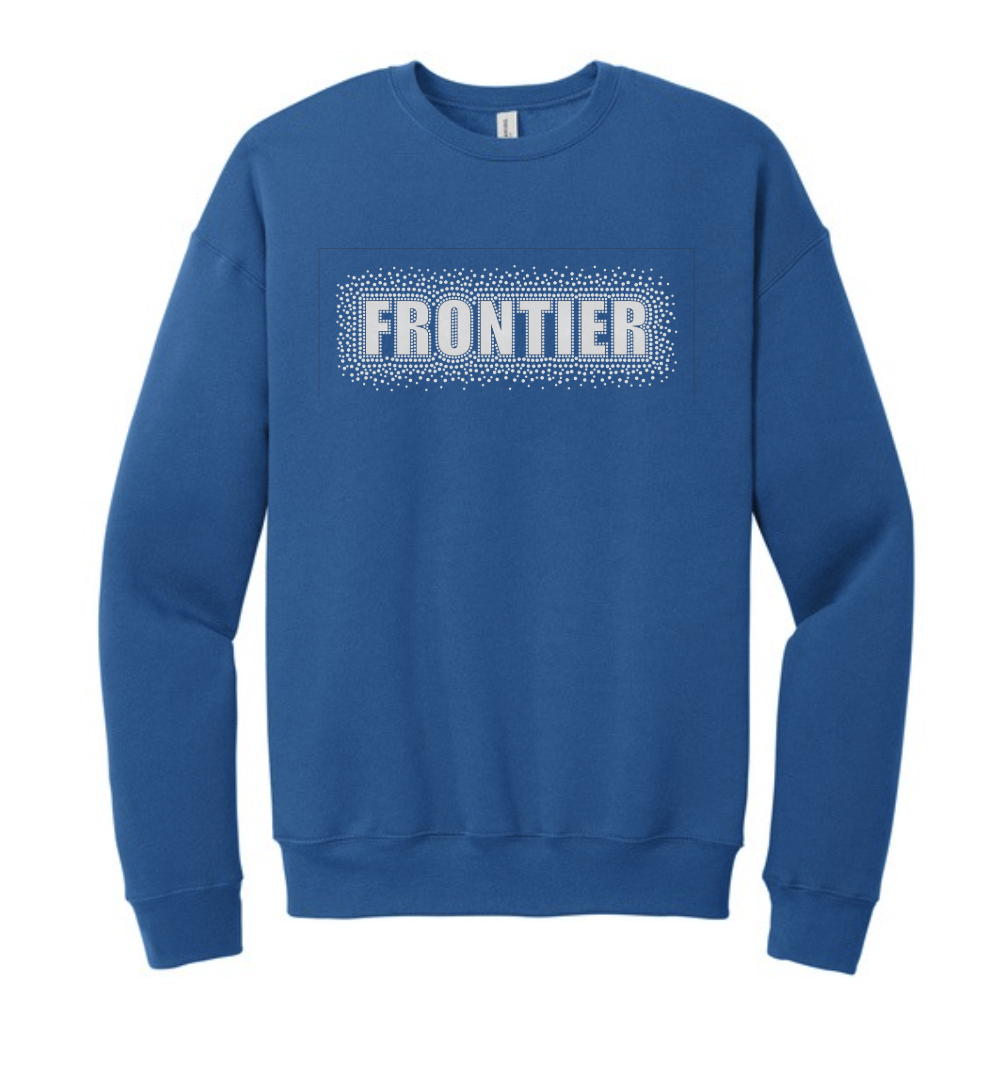 Frontier Glitter Bling Burst BELLA+CANVAS® Crewneck