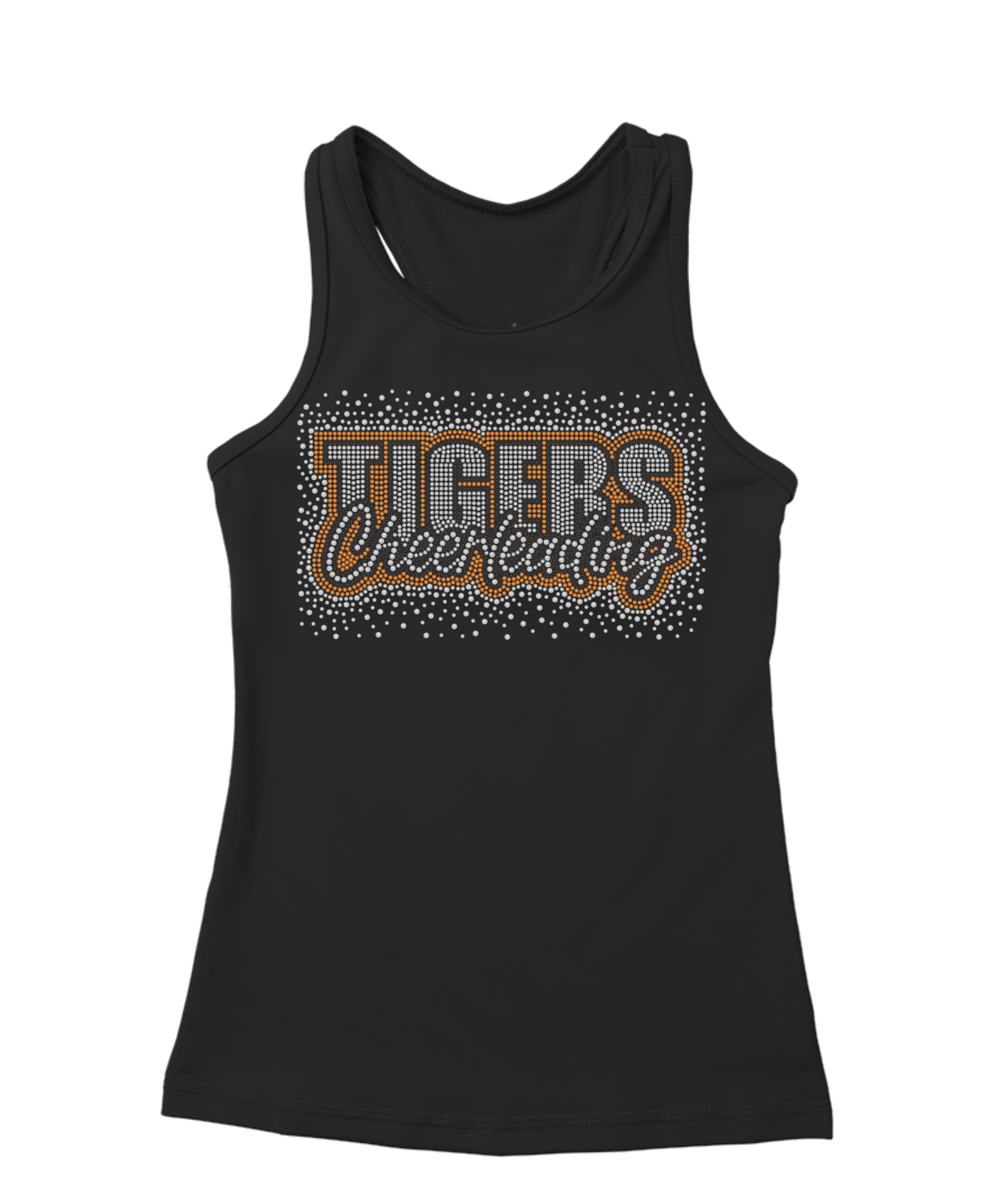 RIT Tigers Cheerleading Bling Sports Bra (Copy)
