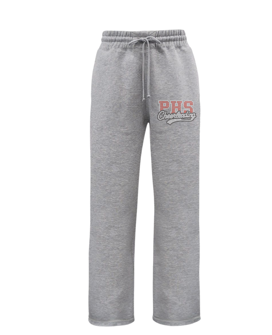 PHS Cheerleading Bling Open Bottom Sweats