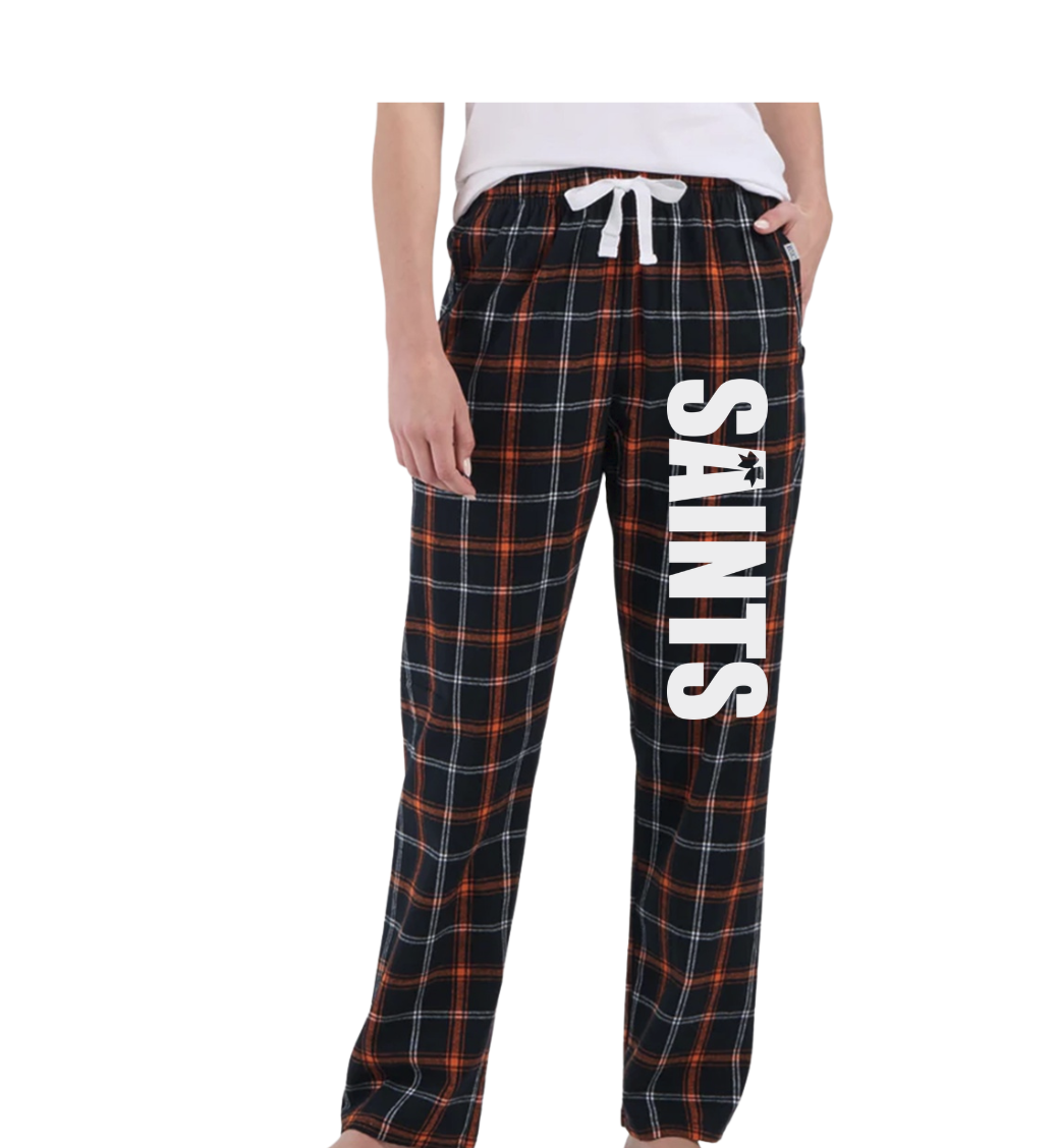 CCJS SAINTS PUFF FLANNEL PJ PANTS