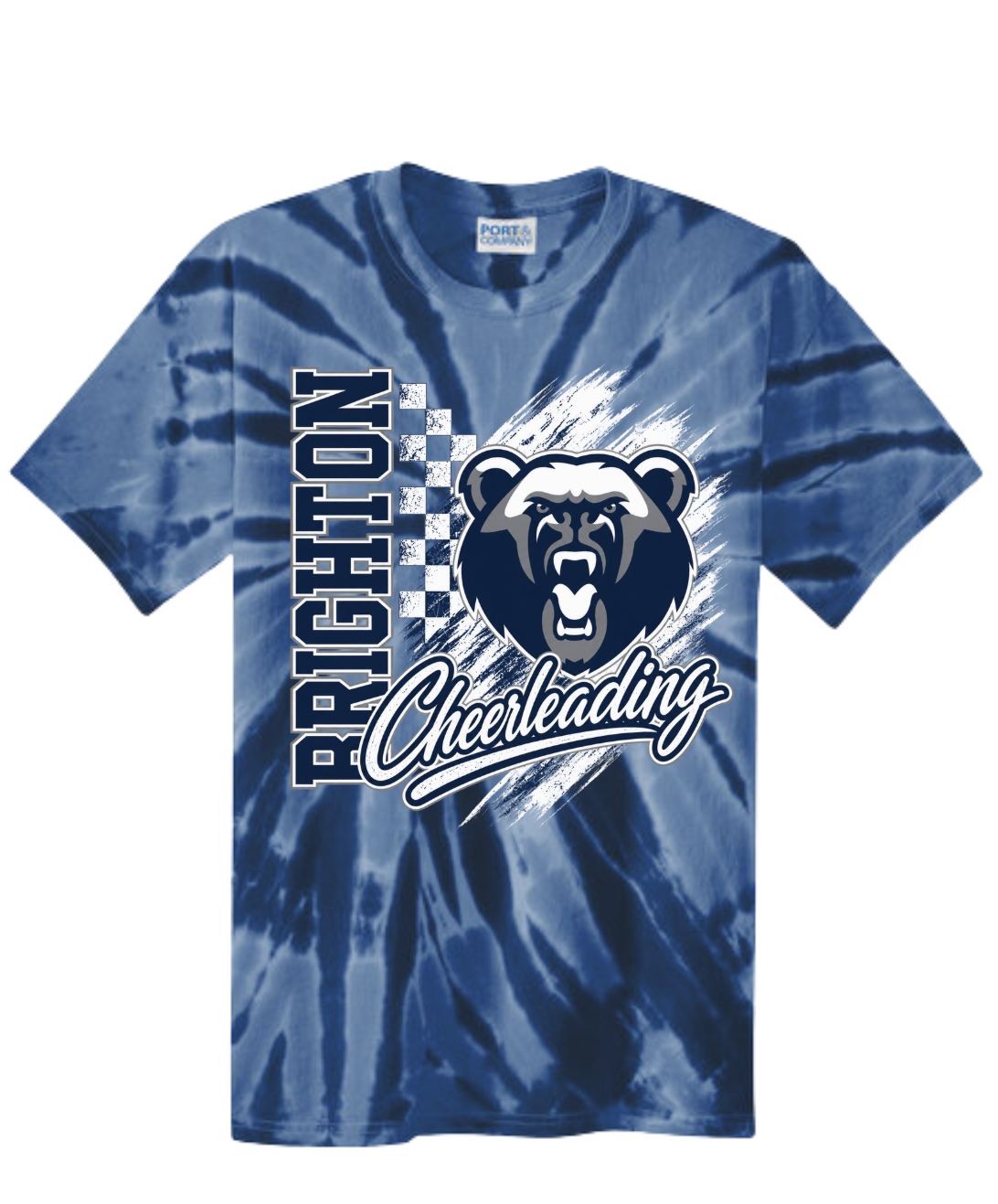 Brighton Cheerleading Tie Dye Tee