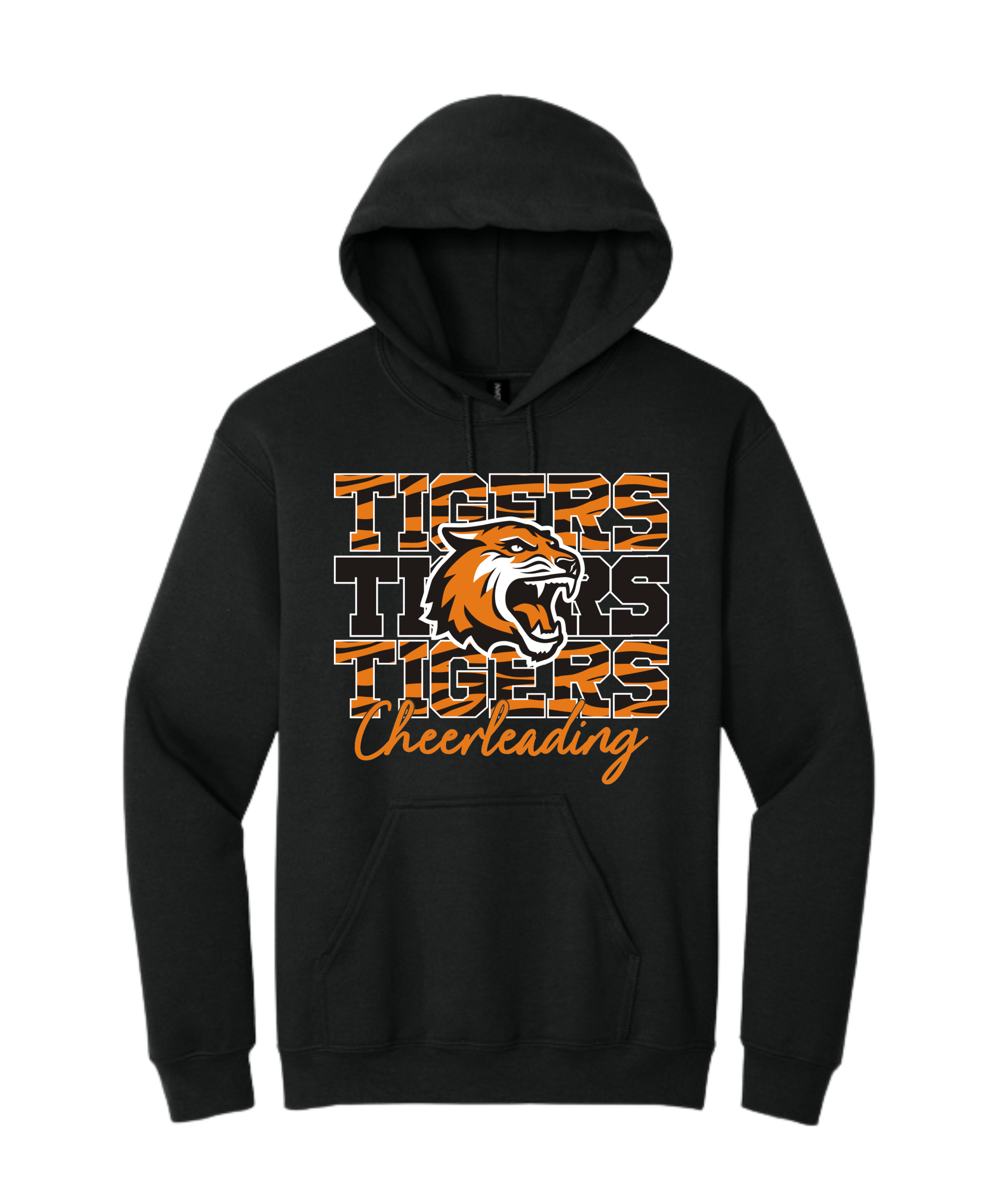 RIT TIGER STRIPE CHEERLEADING HOODIE