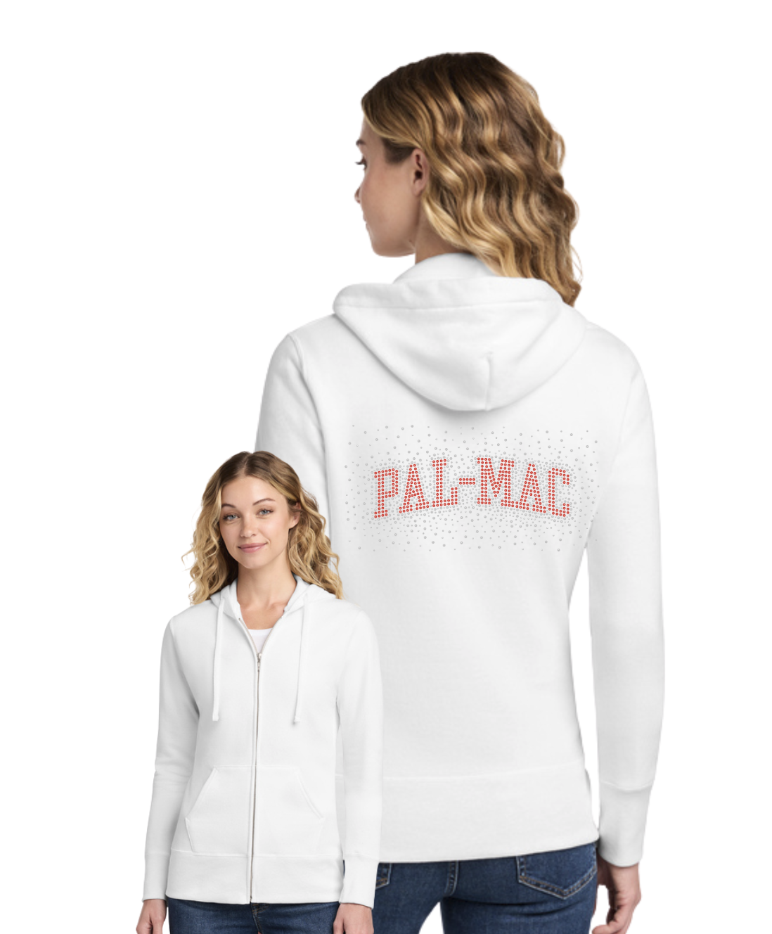 PAL-MAC Bling Burst Full-Zip Hooded Sweatshirt