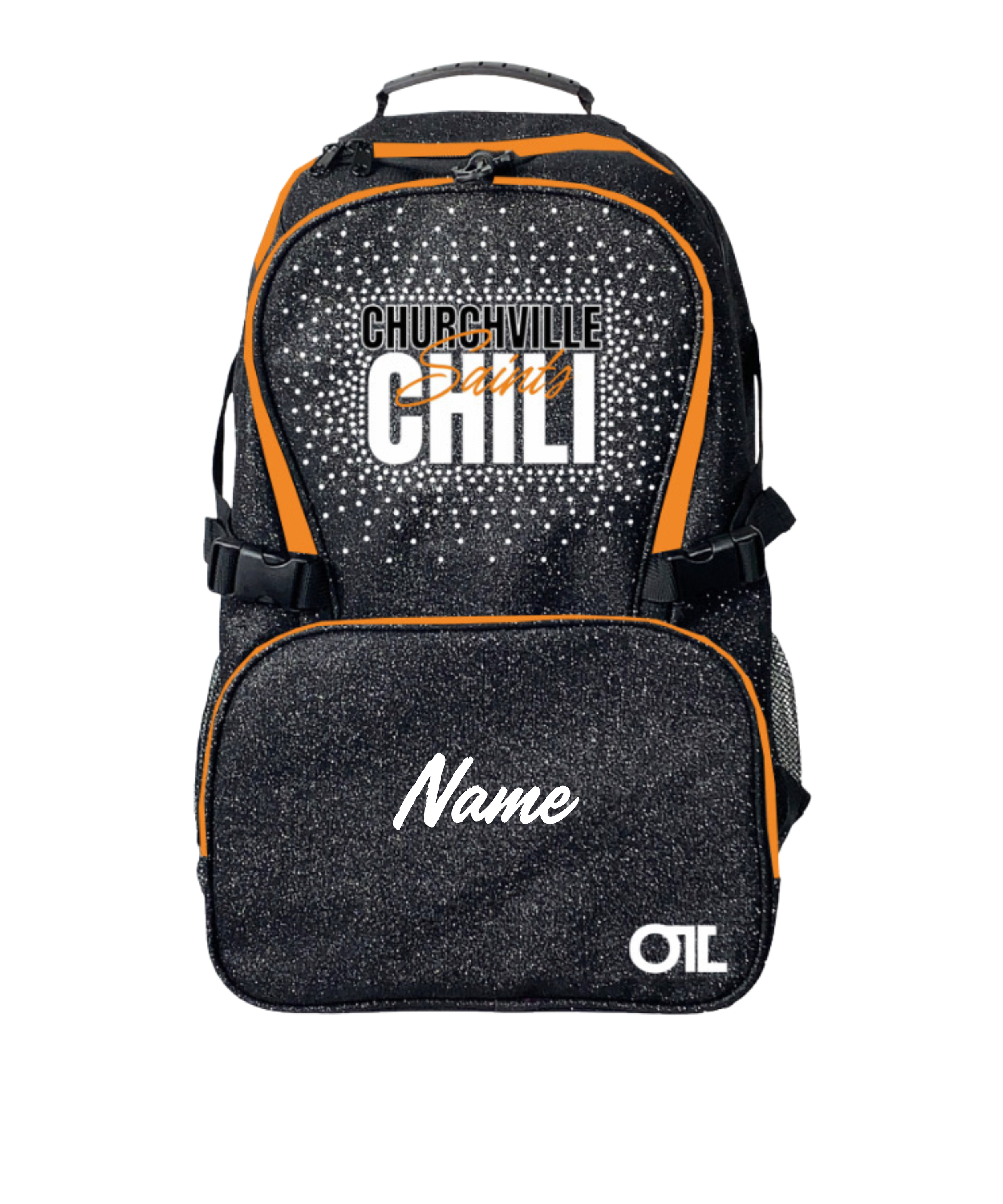 CCJS Glitter Bling Book Bag-Personalized