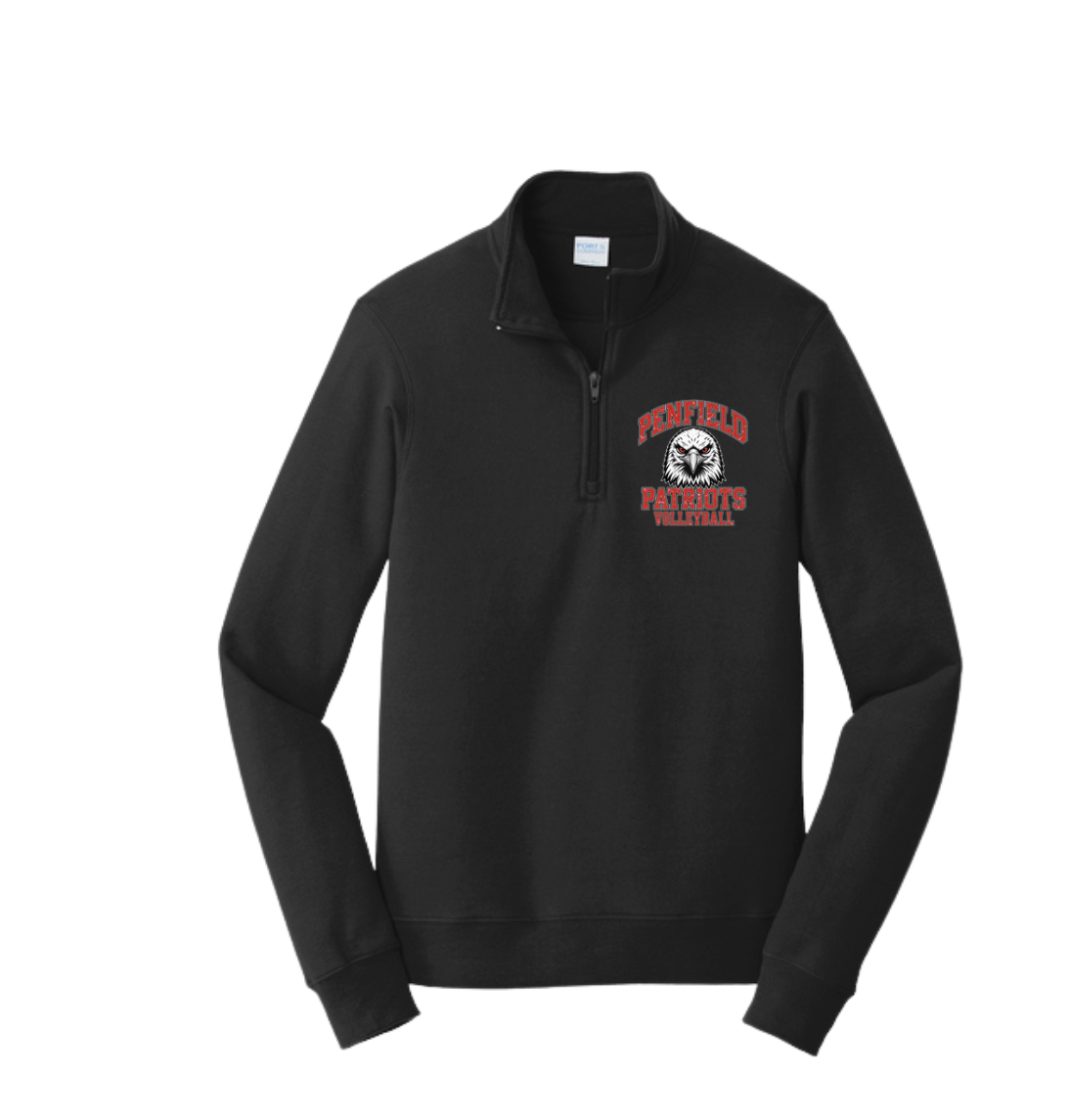 Penfield Patriots Volleyball 1/4 Zip Pullover Sweatshirt