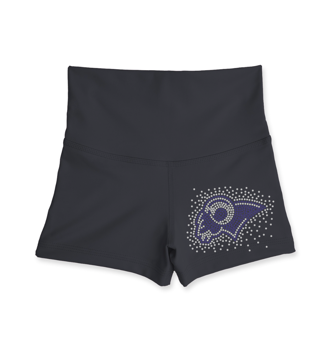 Rams Bling High Waisted Shorts