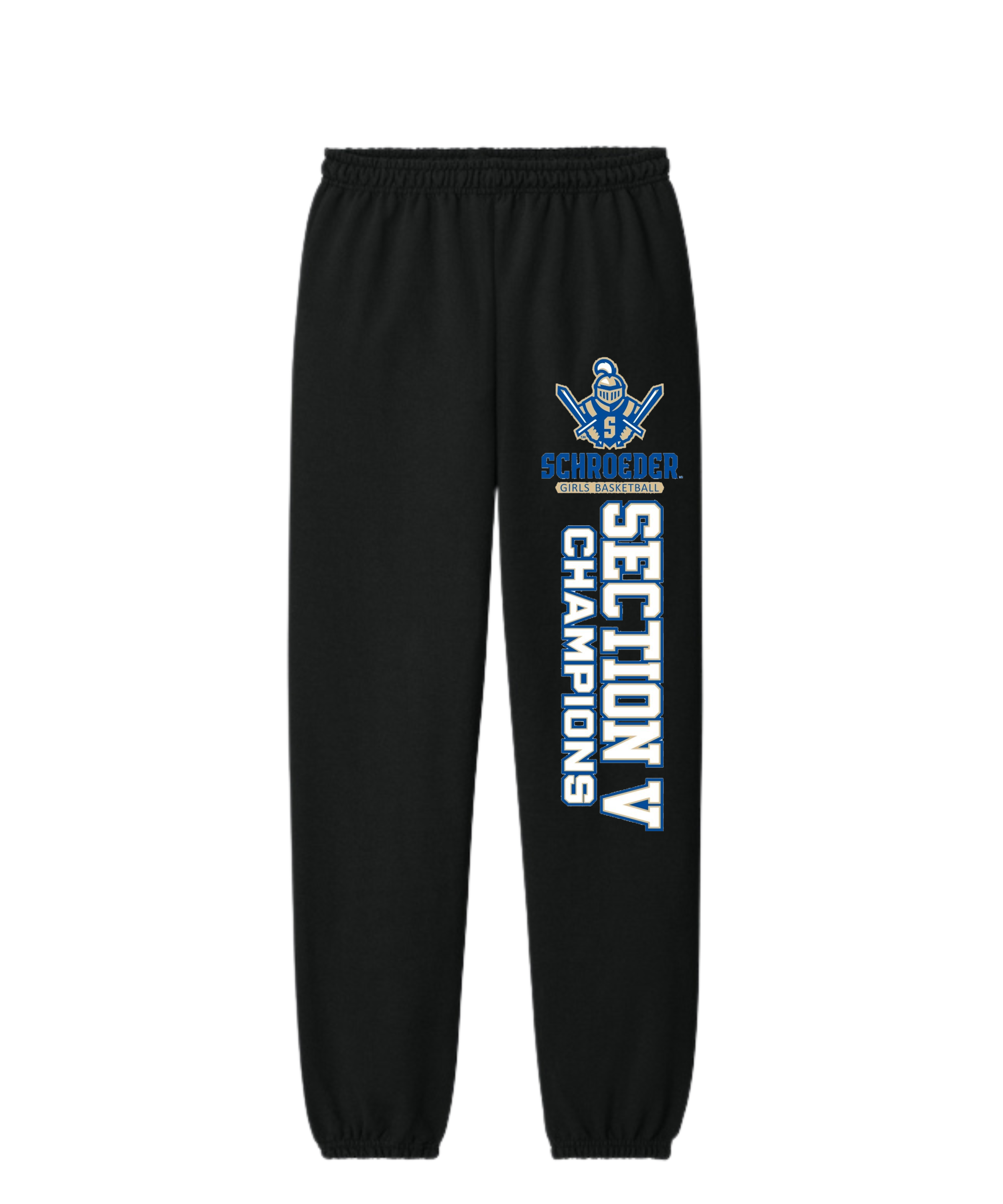 Schroeder Girls Basketball Section V Champions Sweat Pants