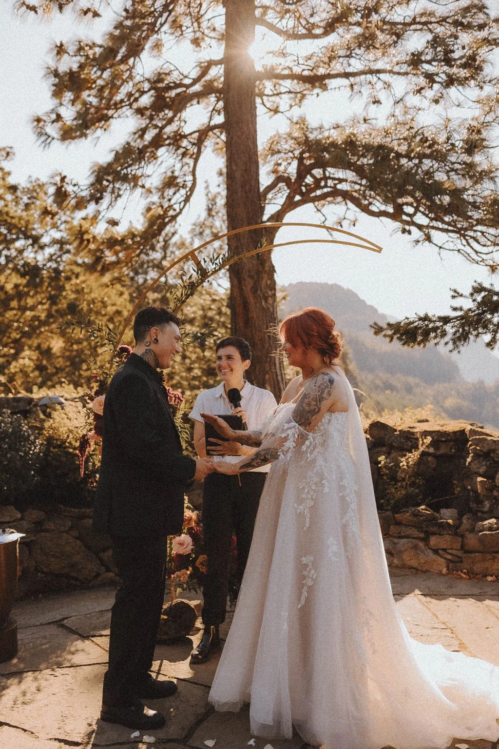 Dani and Melanie’s Ten-Year Vow Renewal and Handfasting in Hood River, OR