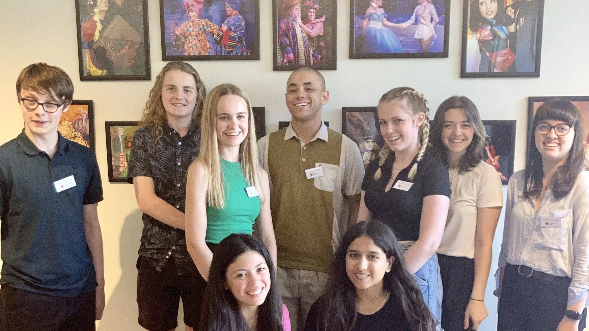 work experience students at Arts Theatre