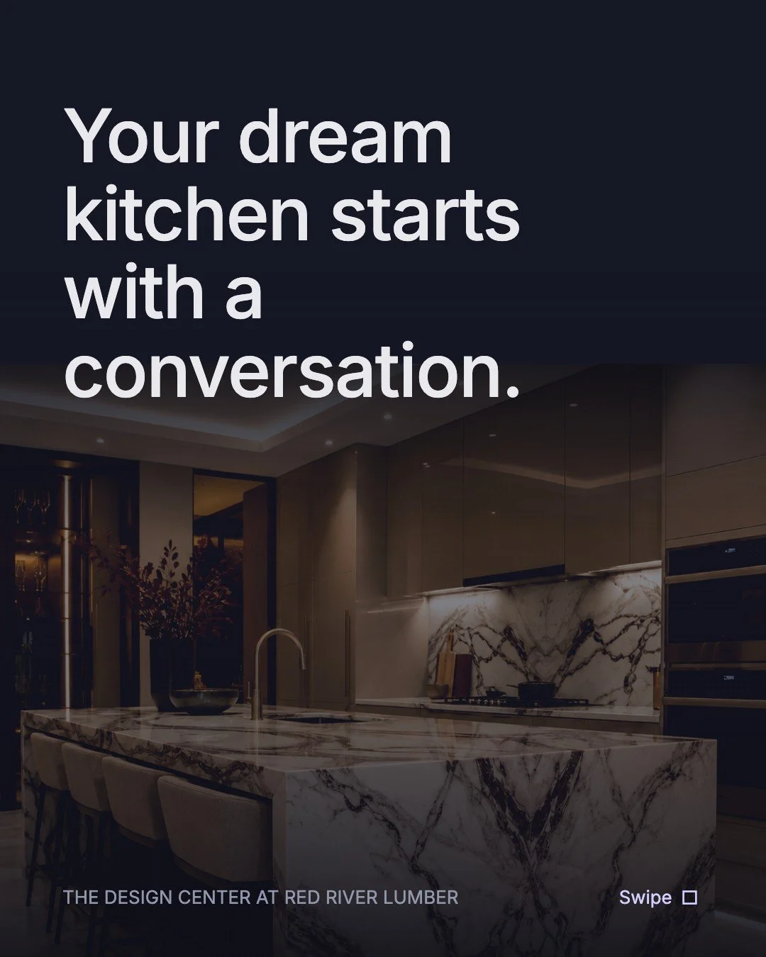 Ever wonder what it's actually like to design a kitchen with us? It's simpler than you think. 🛠️ From the first conversation to install day, we're with you every step &mdash; no pressure, no surprises, just a kitchen that fits how you live. Swipe th