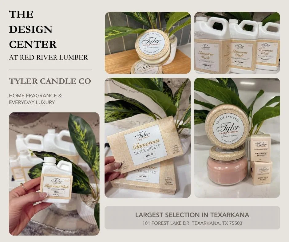 ✨ Everyday luxury starts here! ✨

Shop our selection of luxurious Glamorous Wash, candles, dryer sheets, sachets, room sprays, and so much more here at Red River Lumber Design Center! 

Come explore the largest selection in Texarkana at The Design Ce