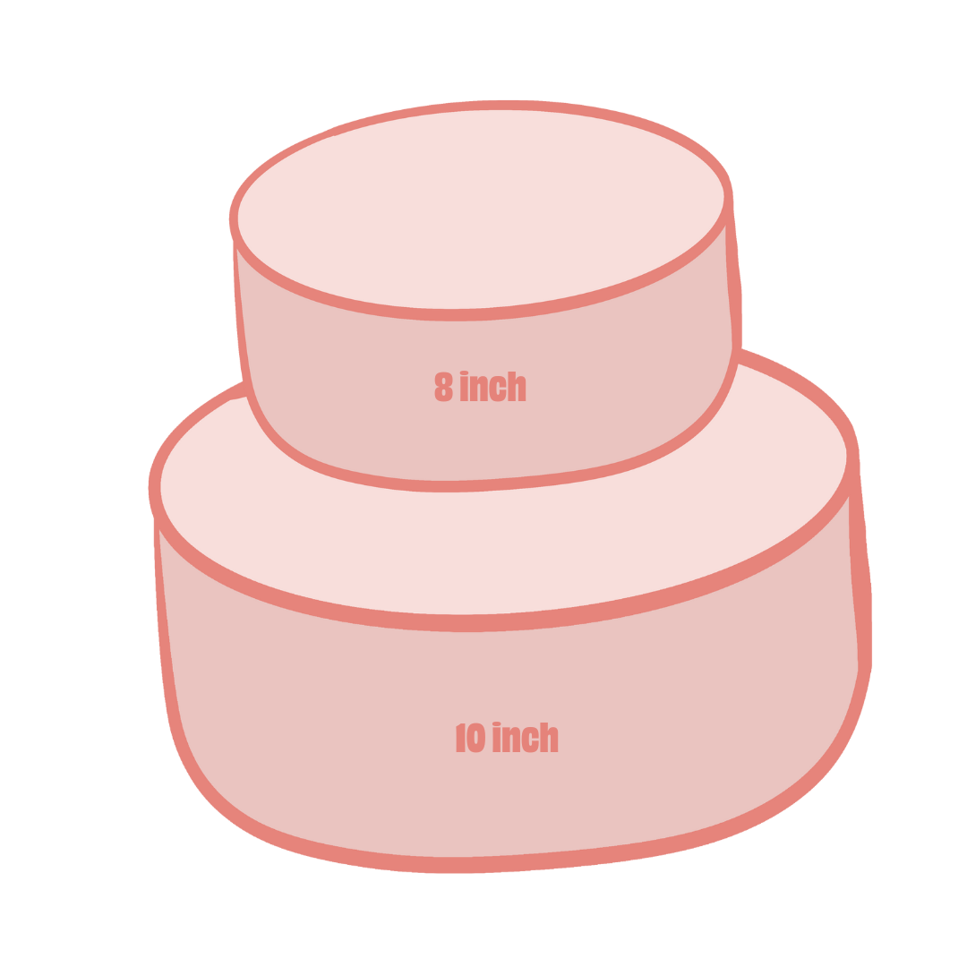 Cake Inches Tiered Cakes — BakesbyTiss