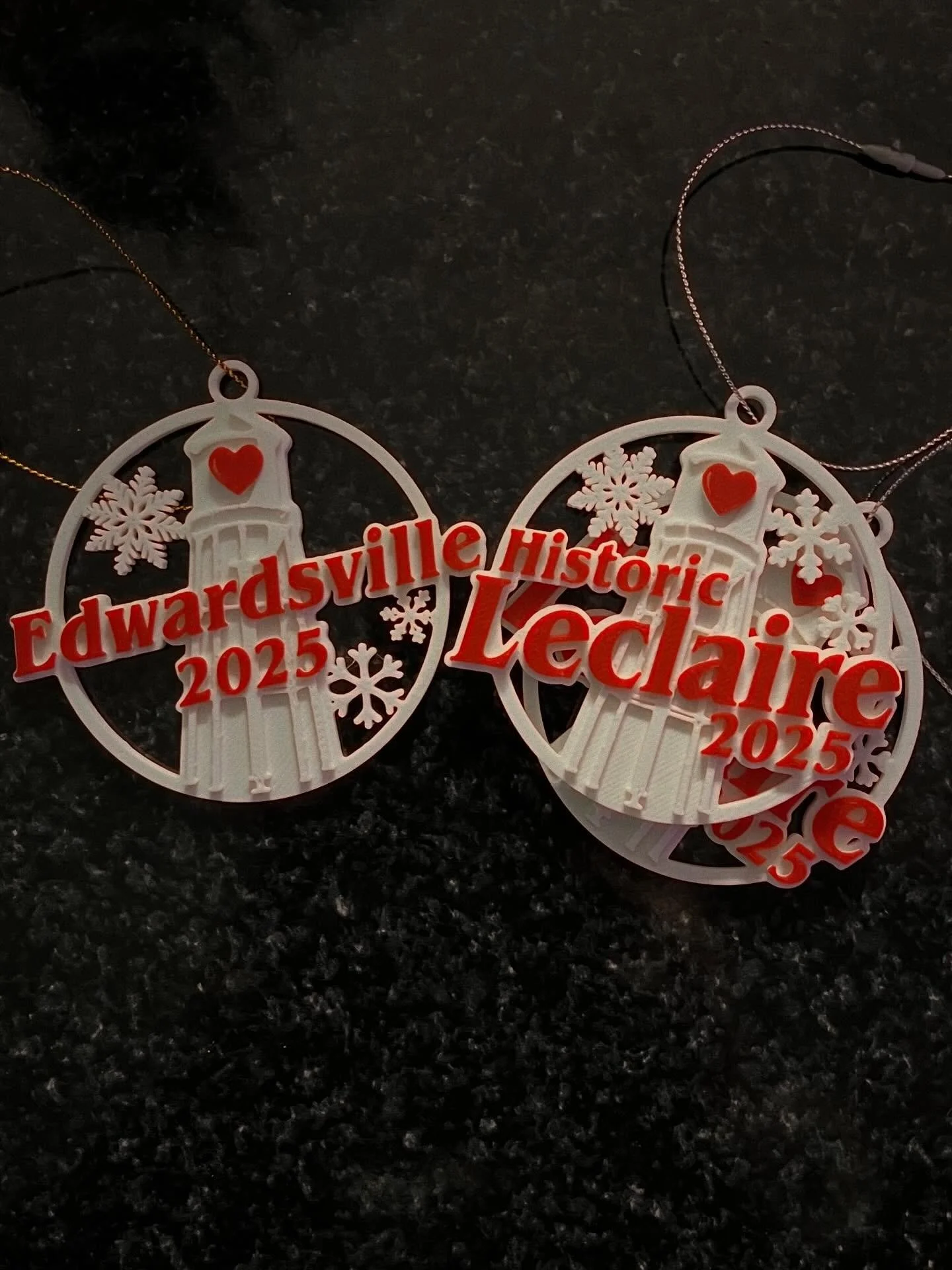 Only a few more weeks until the holidays are in full swing. Come support your local community with a fun new ornament for you or your loved one&rsquo;s tree. OR as a charm for your rear view mirror or a key chain! So many places to put them! 

#thril