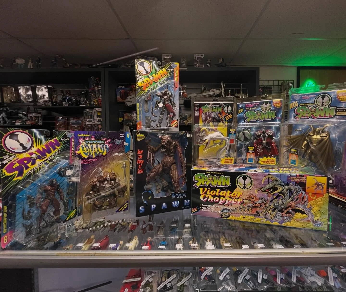 New 1995 Spawn figures now available for you and all your loved ones! 😎 

#thrillsville618 #edwardsville #spawn #collectibles #shoplocal