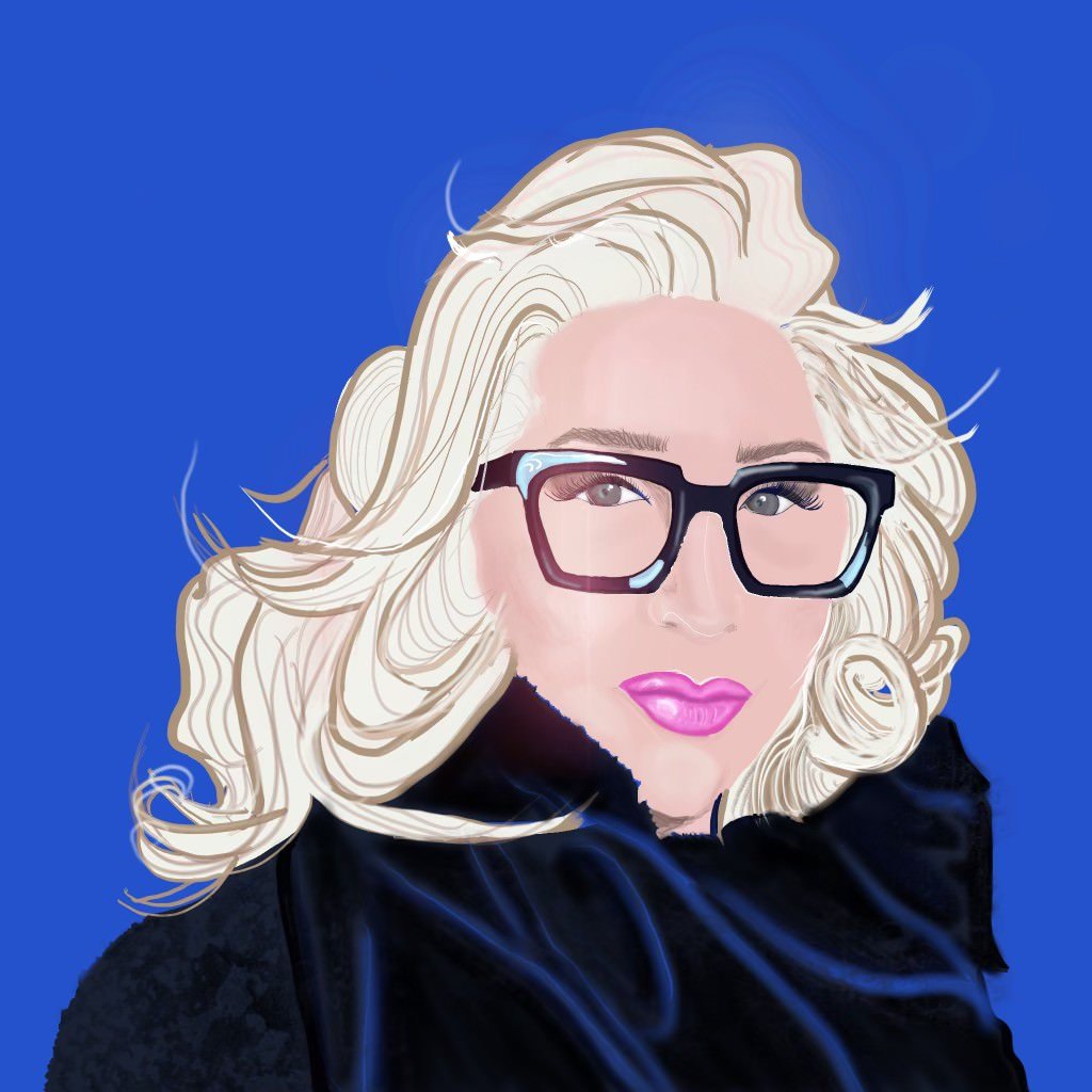 digital portrait of mama