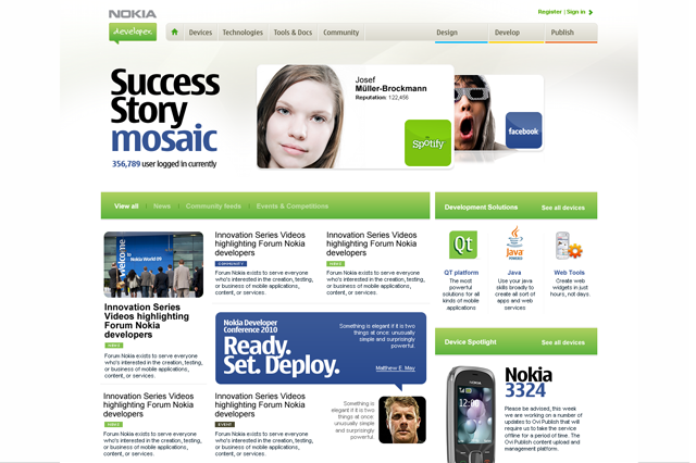 Nokia developer portal